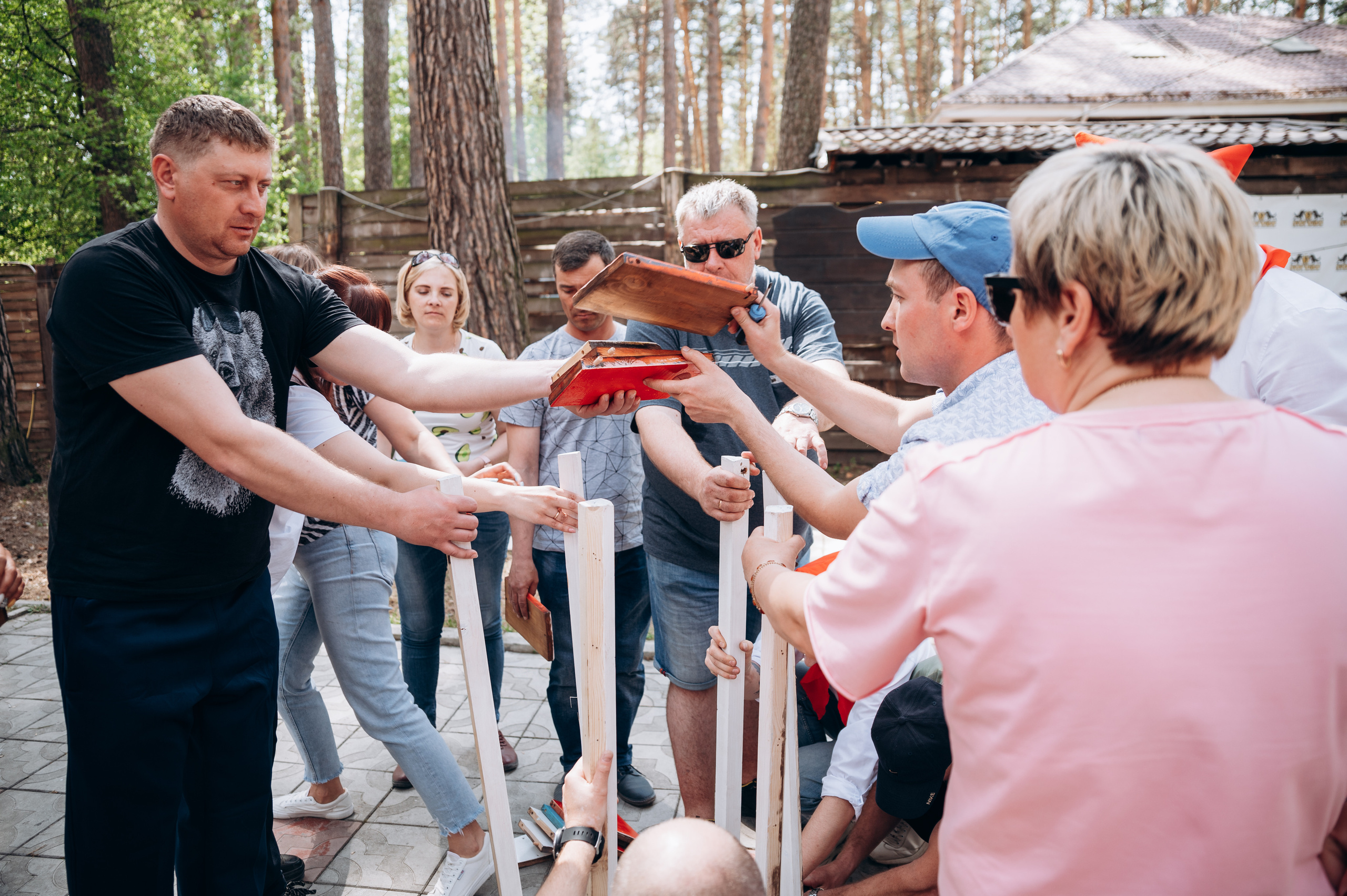 Тимбилдинг на природе. Фотограф в Новосибирске