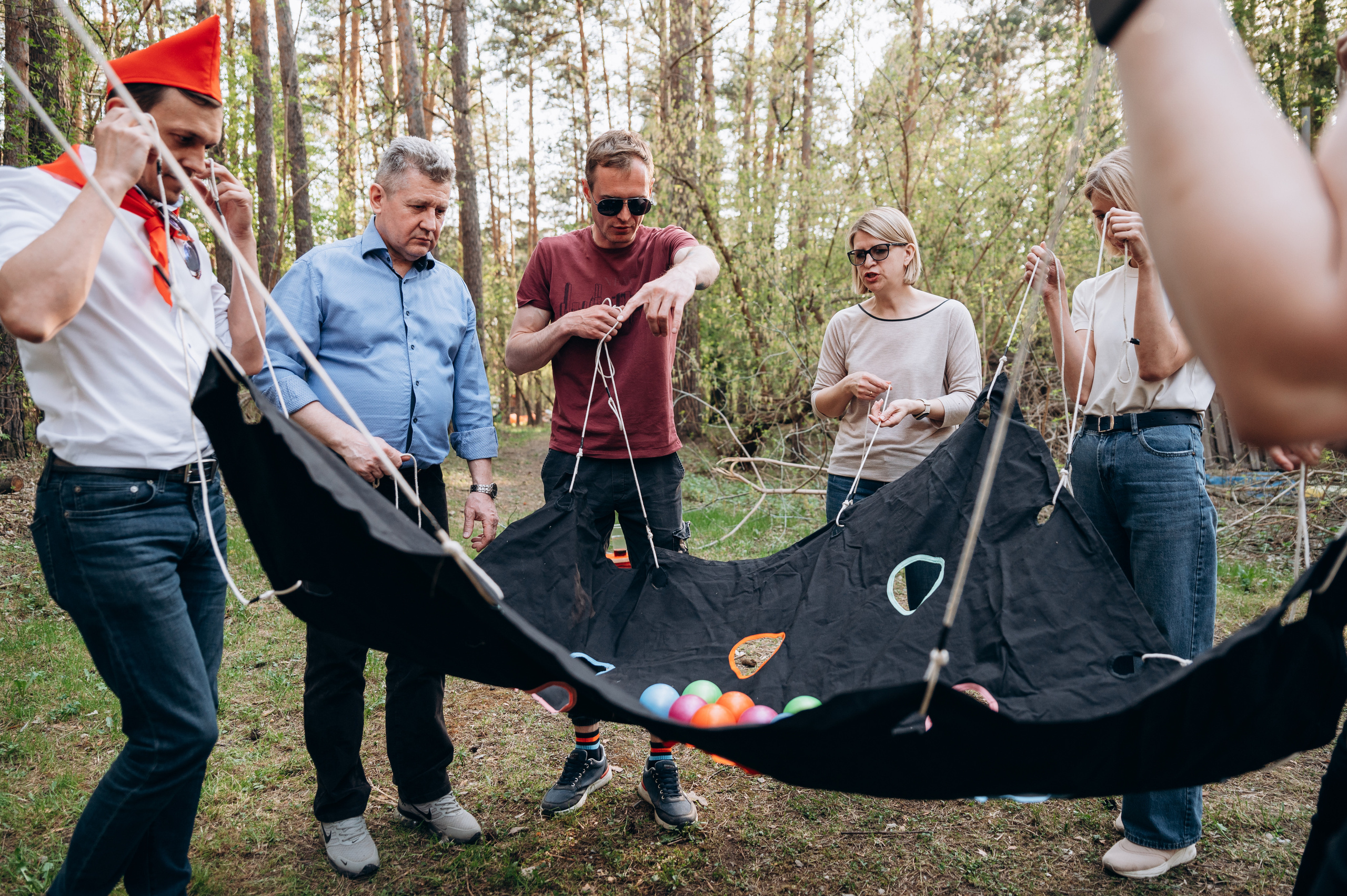 Тимбилдинг на природе. Фотограф в Новосибирске