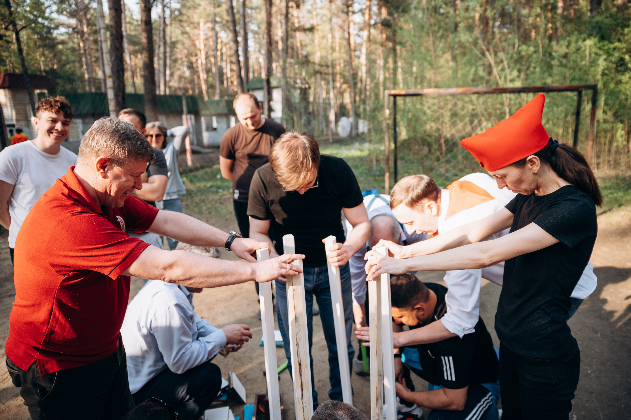 Тимбилдинг на природе. Фотограф в Новосибирске