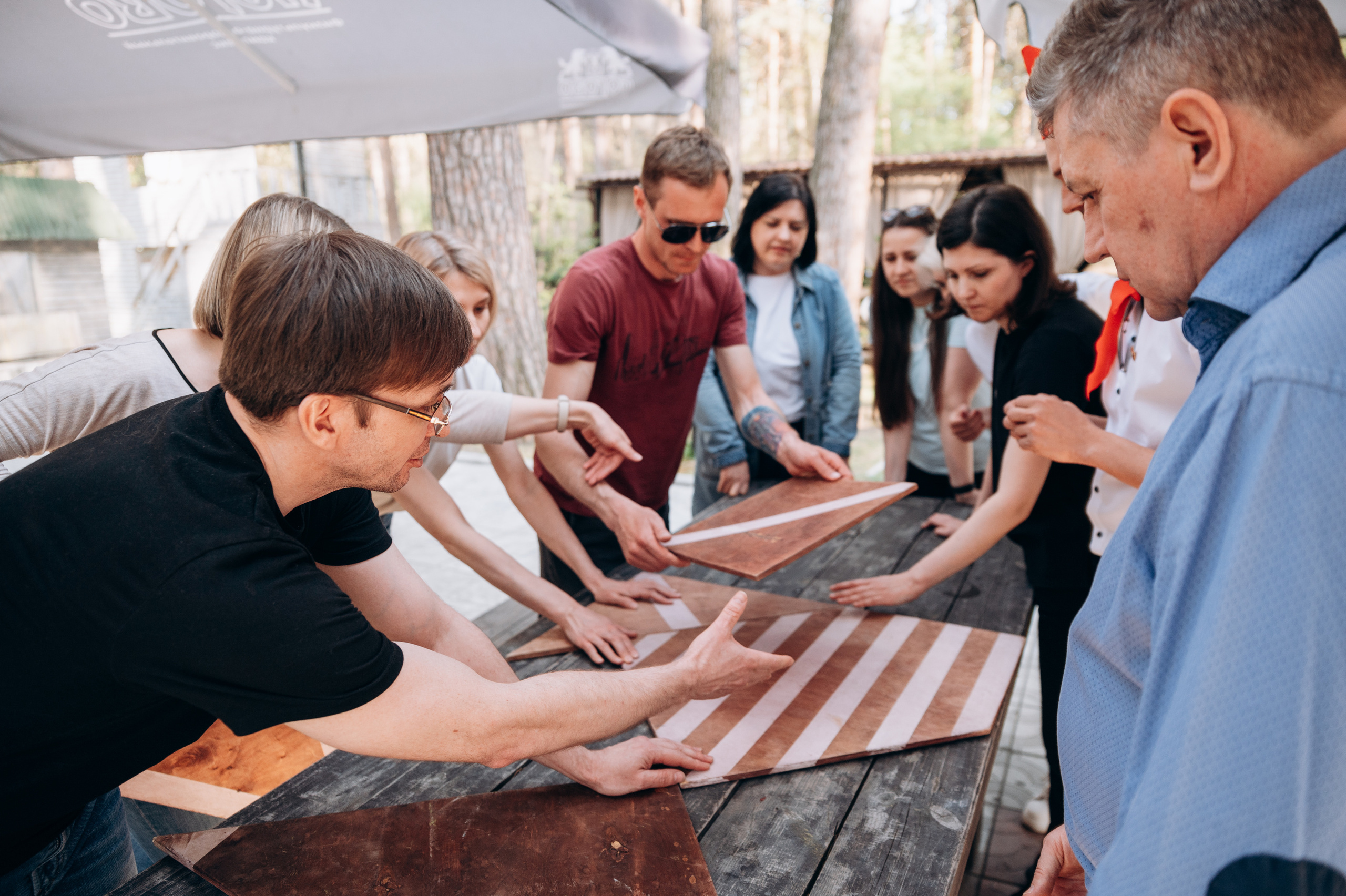 Тимбилдинг на природе. Фотограф в Новосибирске