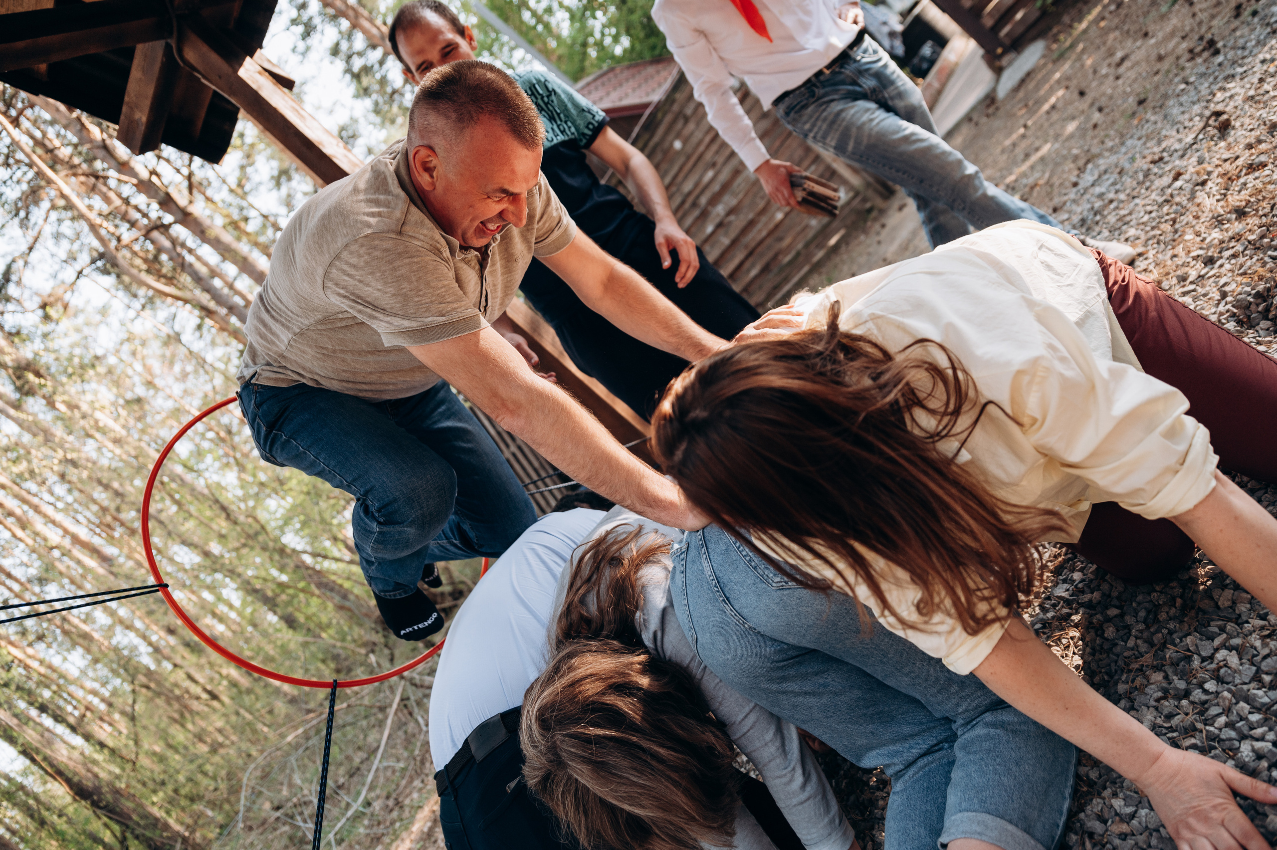 Тимбилдинг на природе. Фотограф в Новосибирске