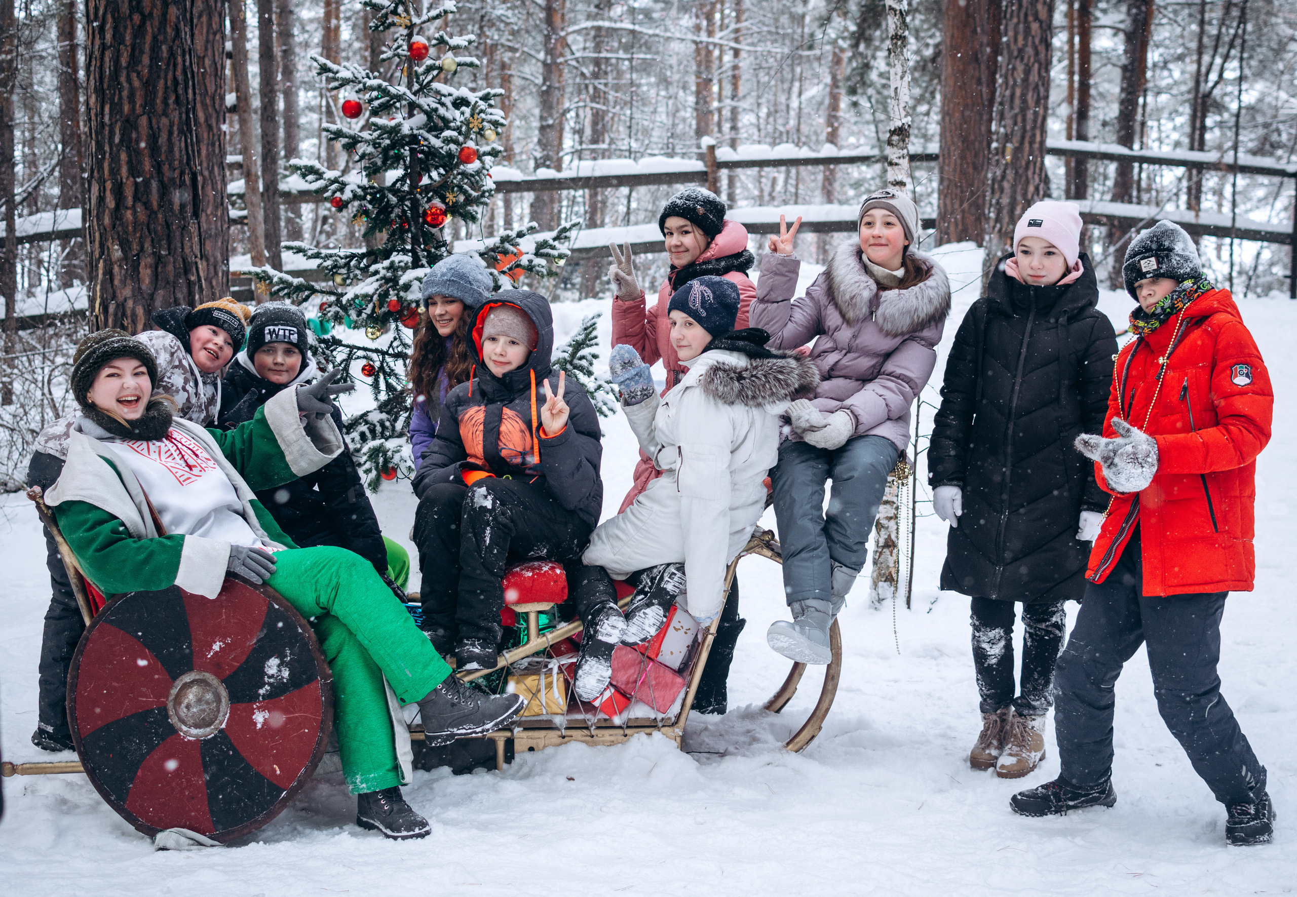 Новый год в лесу. Фотограф в Новосибирске
