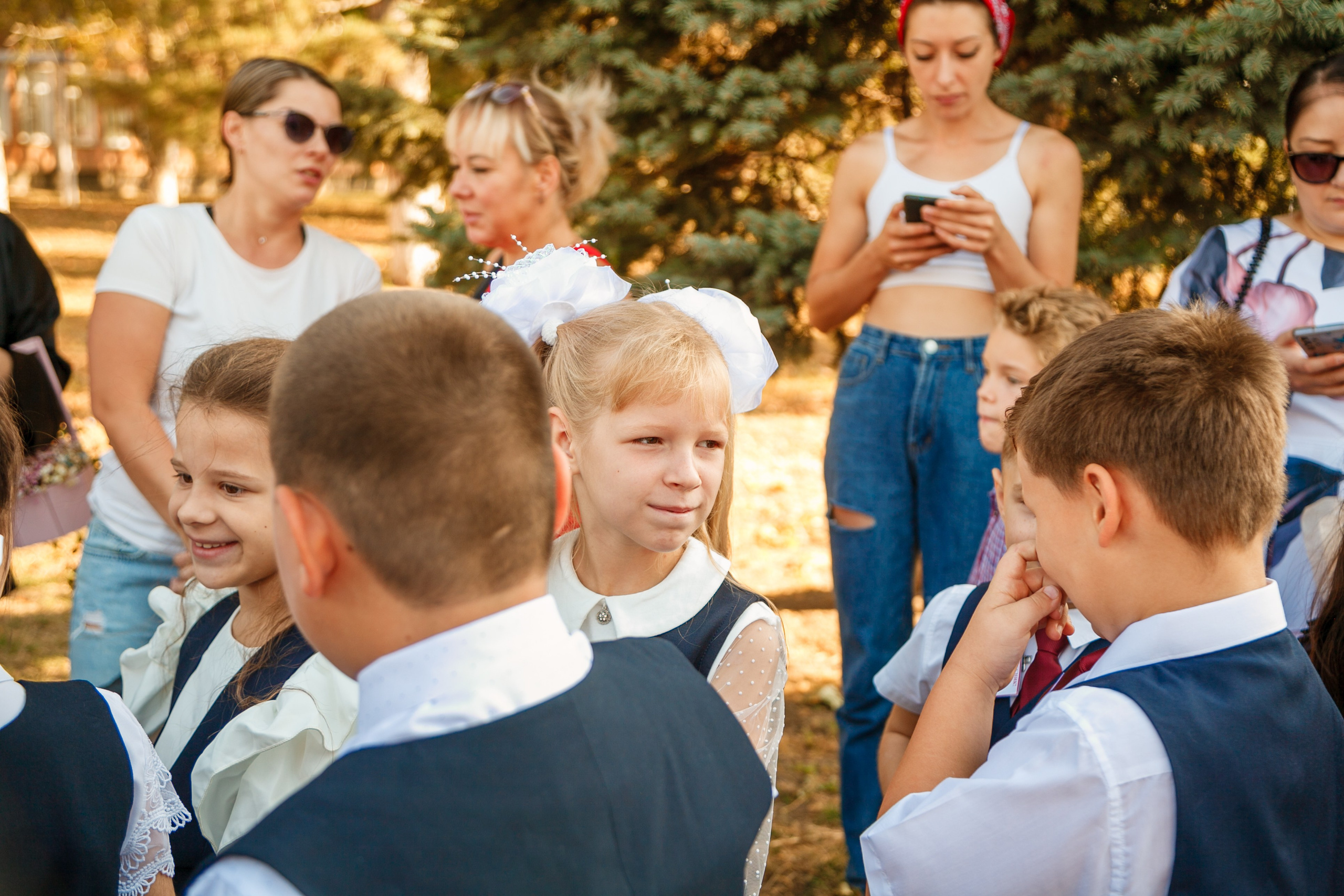 1 сентября линейка. Свадебный и семейный фотограф в Армавире