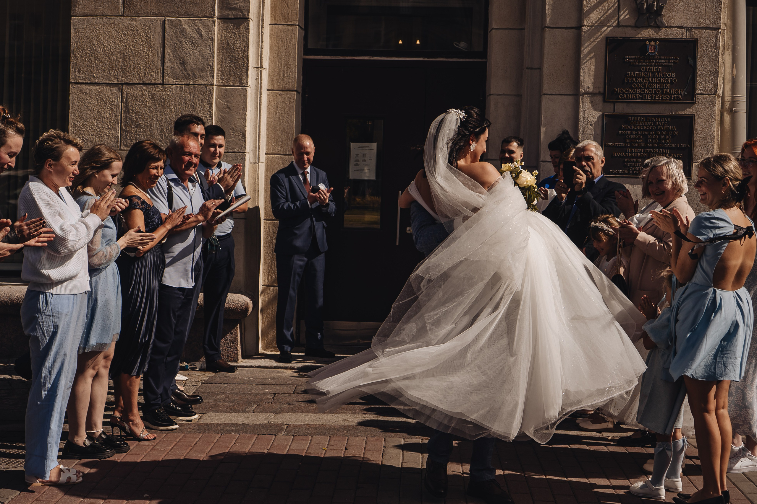 СВАДЕБНАЯ СЬЕМКА В ЗАГСЕ НА МОСКОВСКОМ ПРОСПЕКТЕ. Профессиональный фотограф, Санкт-Петербург — Виктория Богомолова