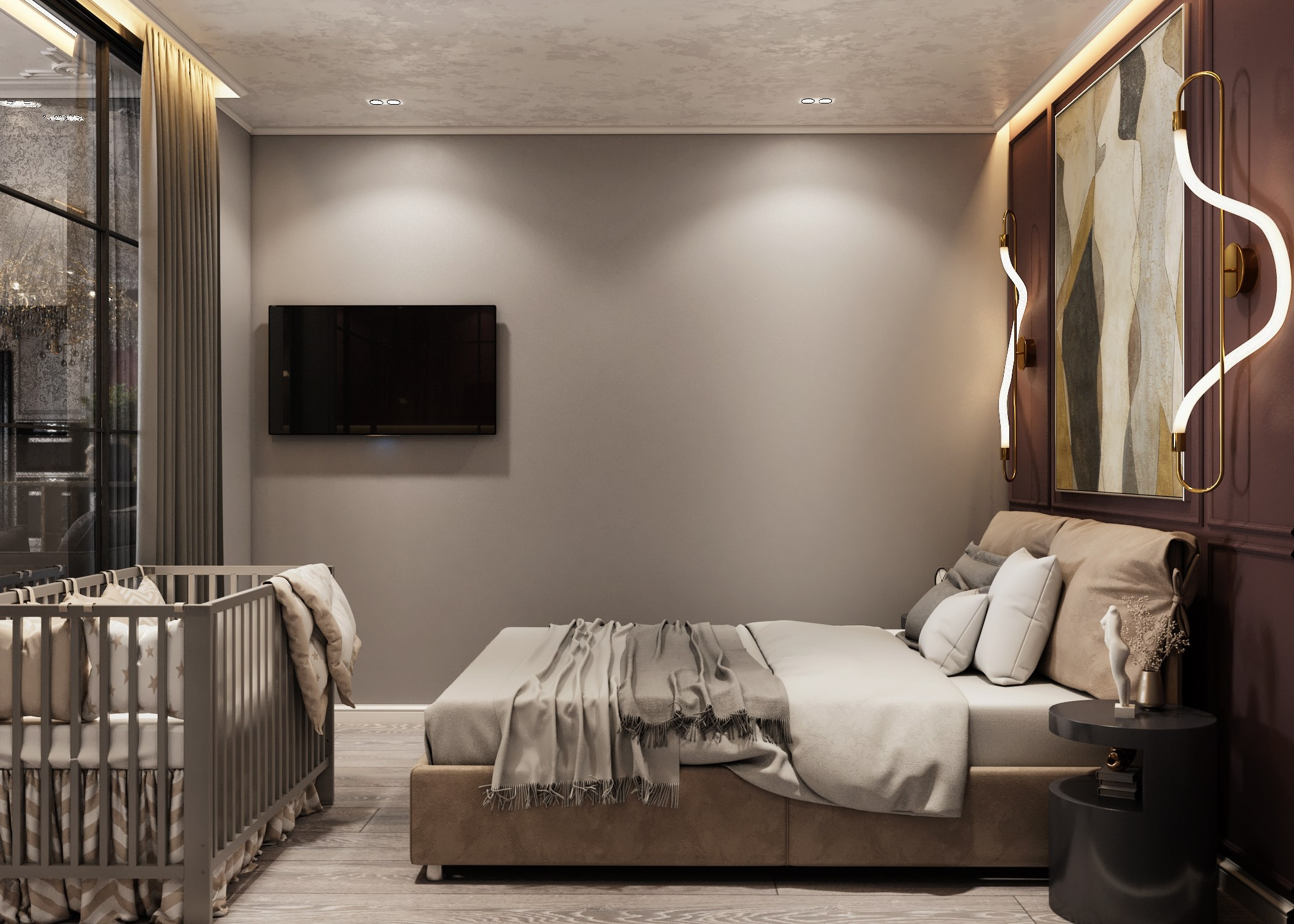 Яркая квартира в ЖК Ренессанс, г. Владивосток. Дизайн-проекты жилых и общественных пространств во Владивостоке