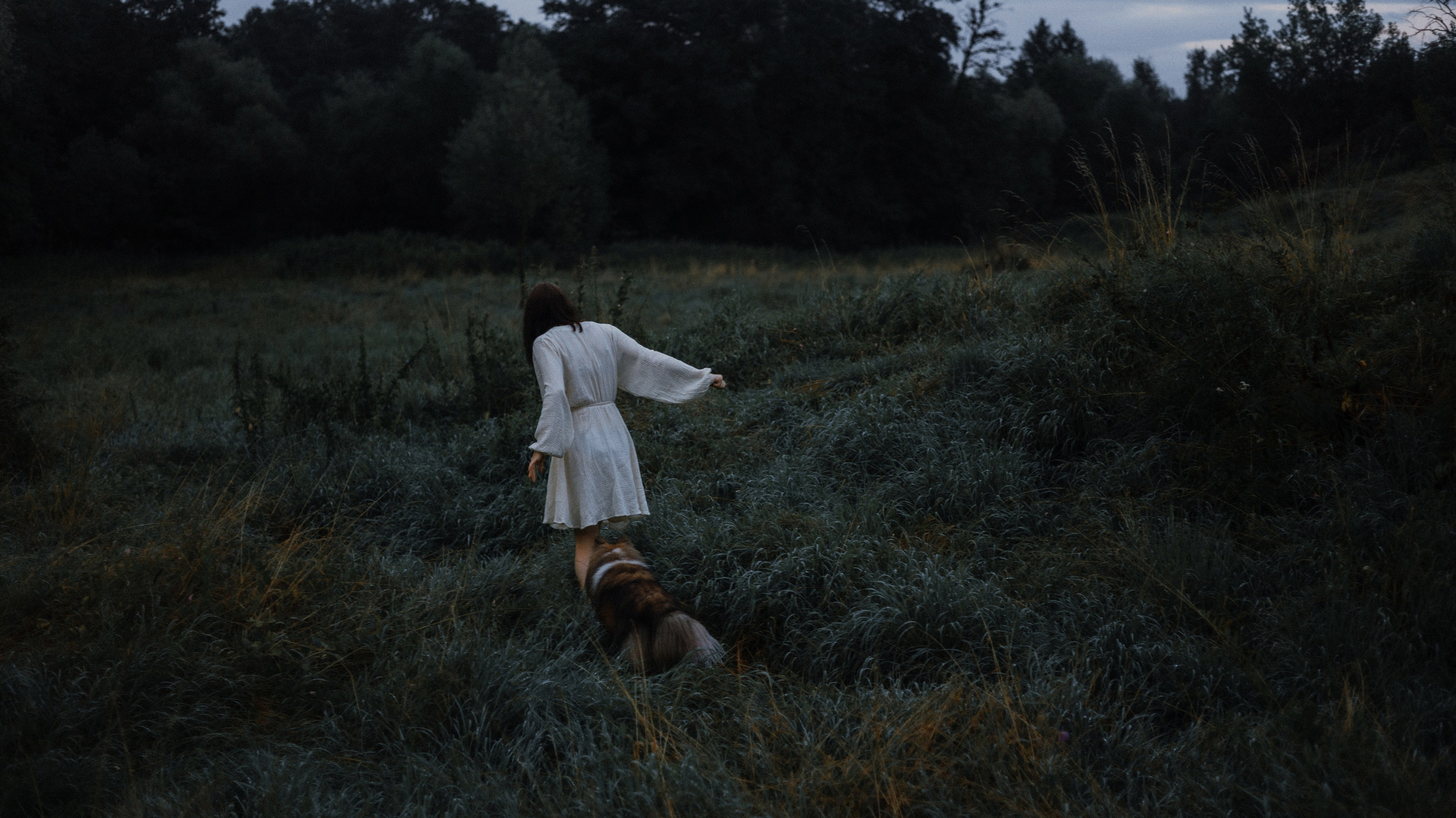 Аня и Скай. Фотограф-анималист Богданова Полина