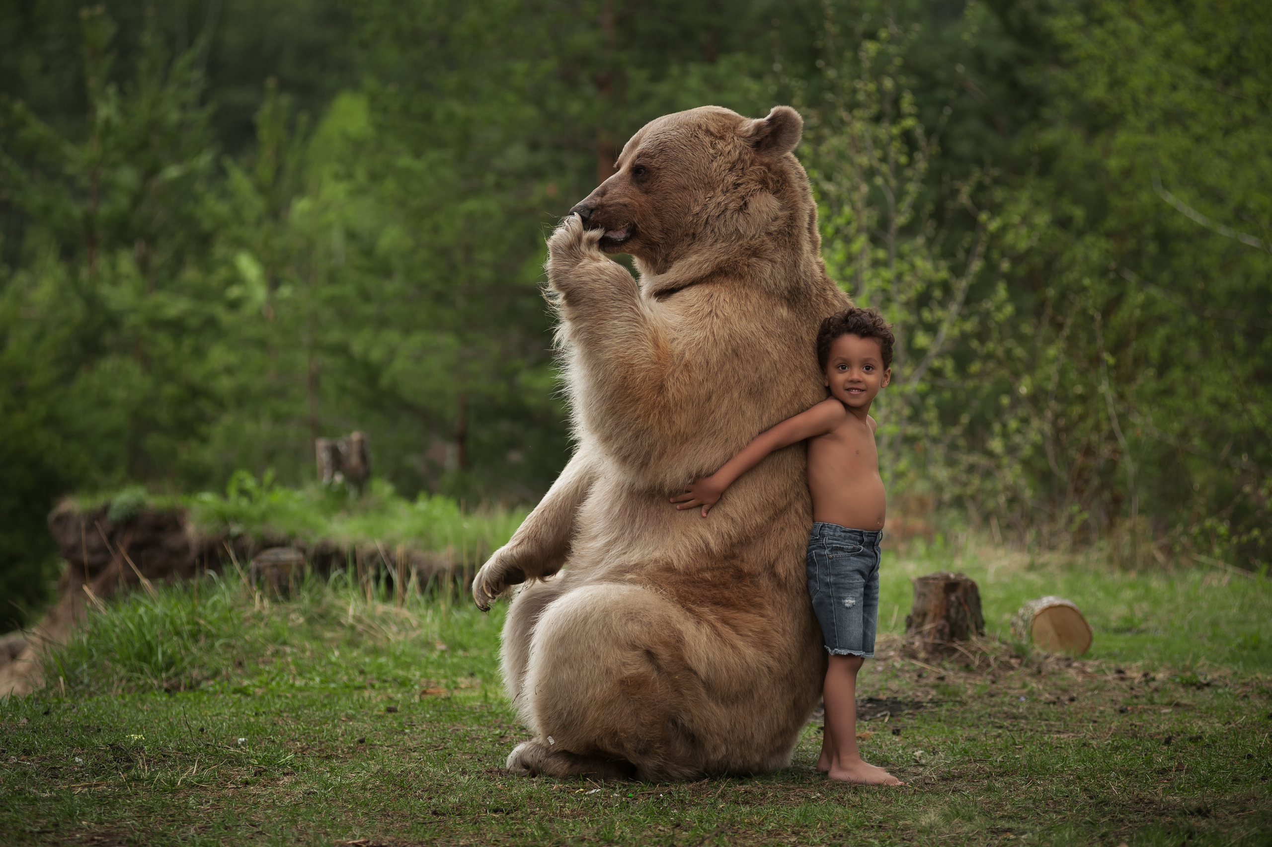 Фотосессия с животными. Семьи, дети, сады, школы. Фотограф Первенцева Елена. Москва