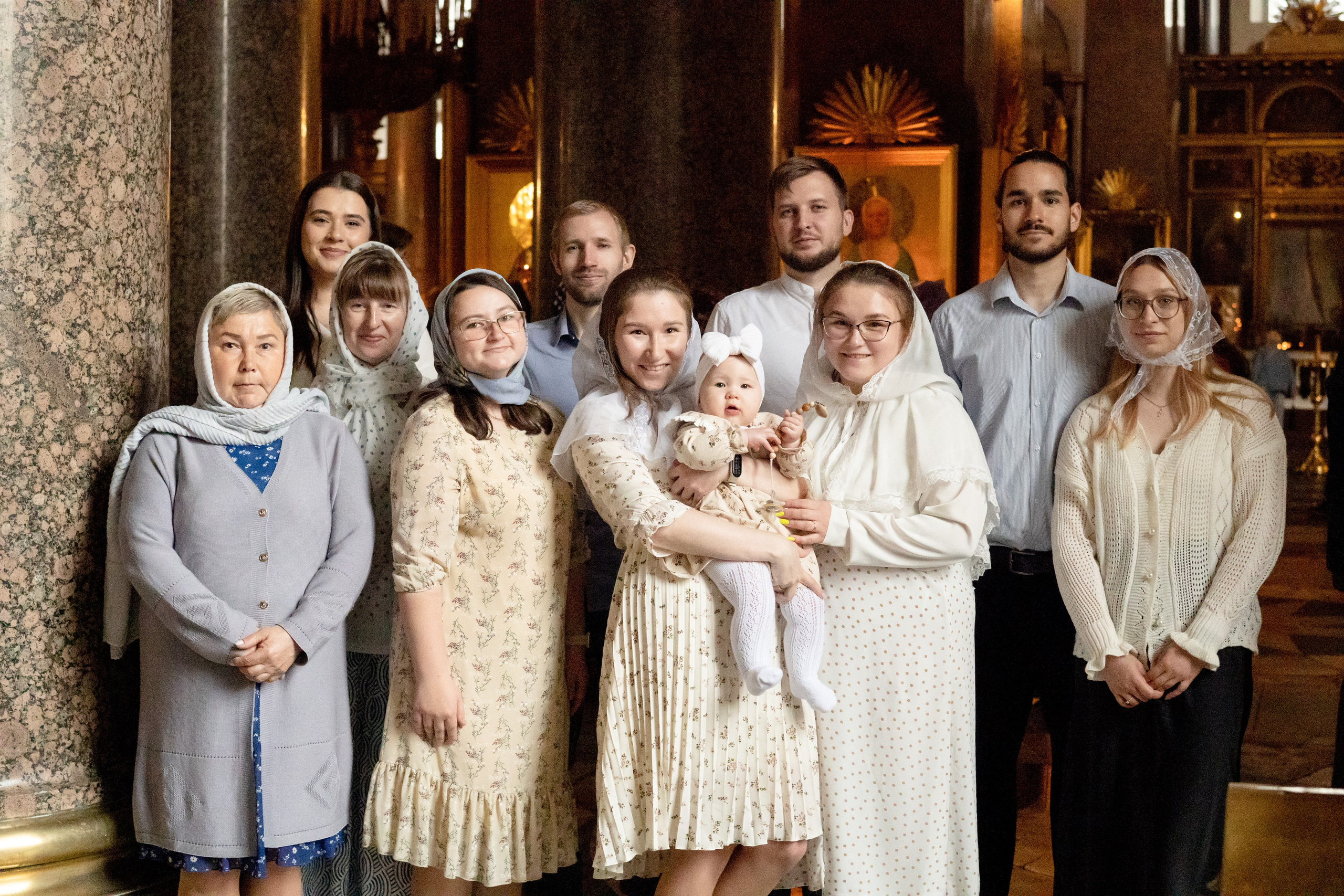 Съёмка Таинства Крещения в Казанском соборе. Семейный фотограф и видеограф Алёна Ким