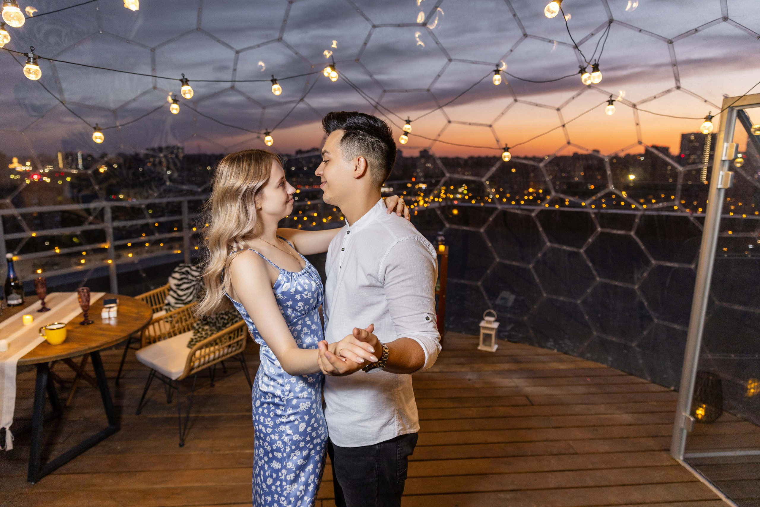 Свидание на крыше. Фотограф Вадим Казусь