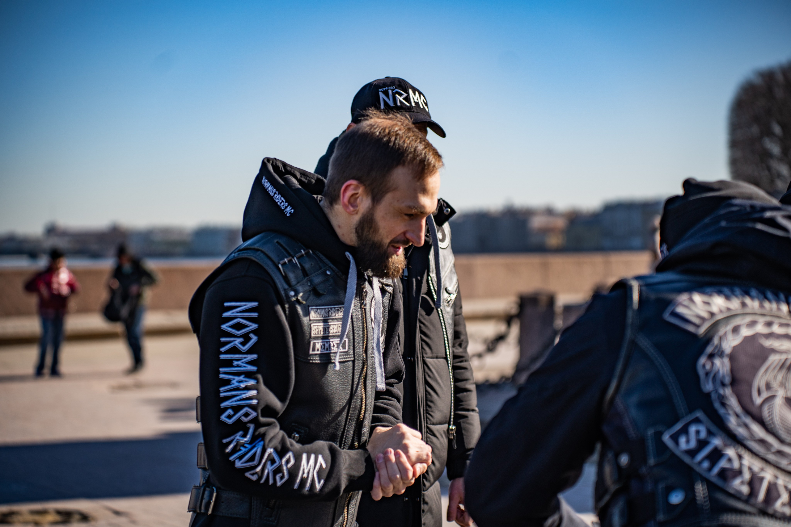 Весенний прохват мотоклуба Normans Riders MC. Концертный и репортажный фотограф в Санкт-Петербурге Слава Пахомов