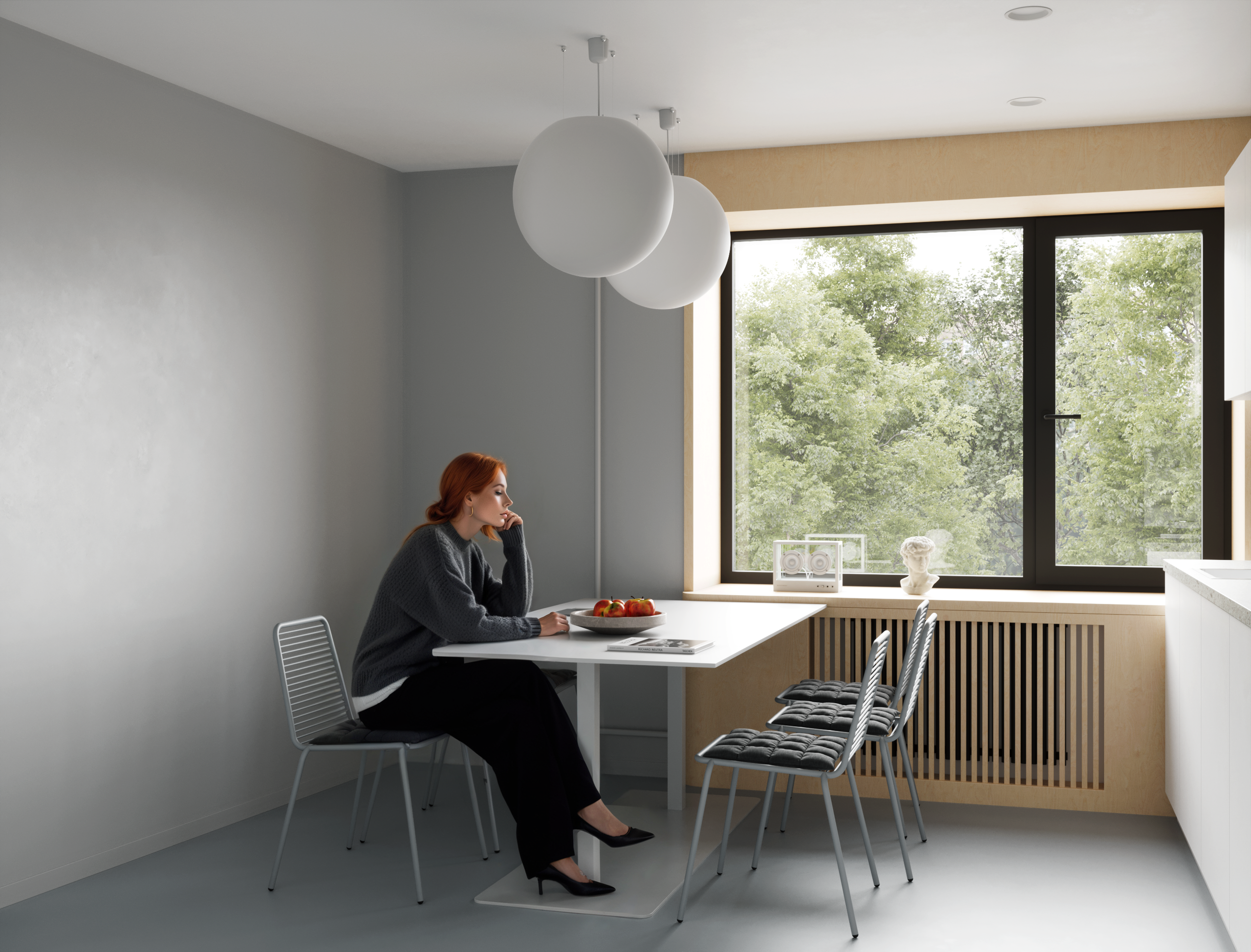 Office interior design. Cg artist Shchapov Dmitry