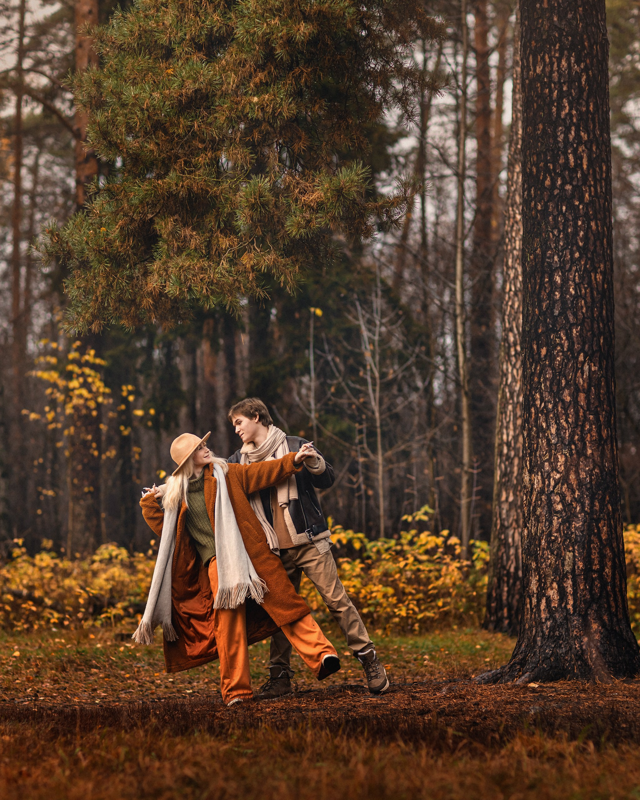 Осенняя лавстори. Детский и семейный фотограф Елена Михайлова в Москве