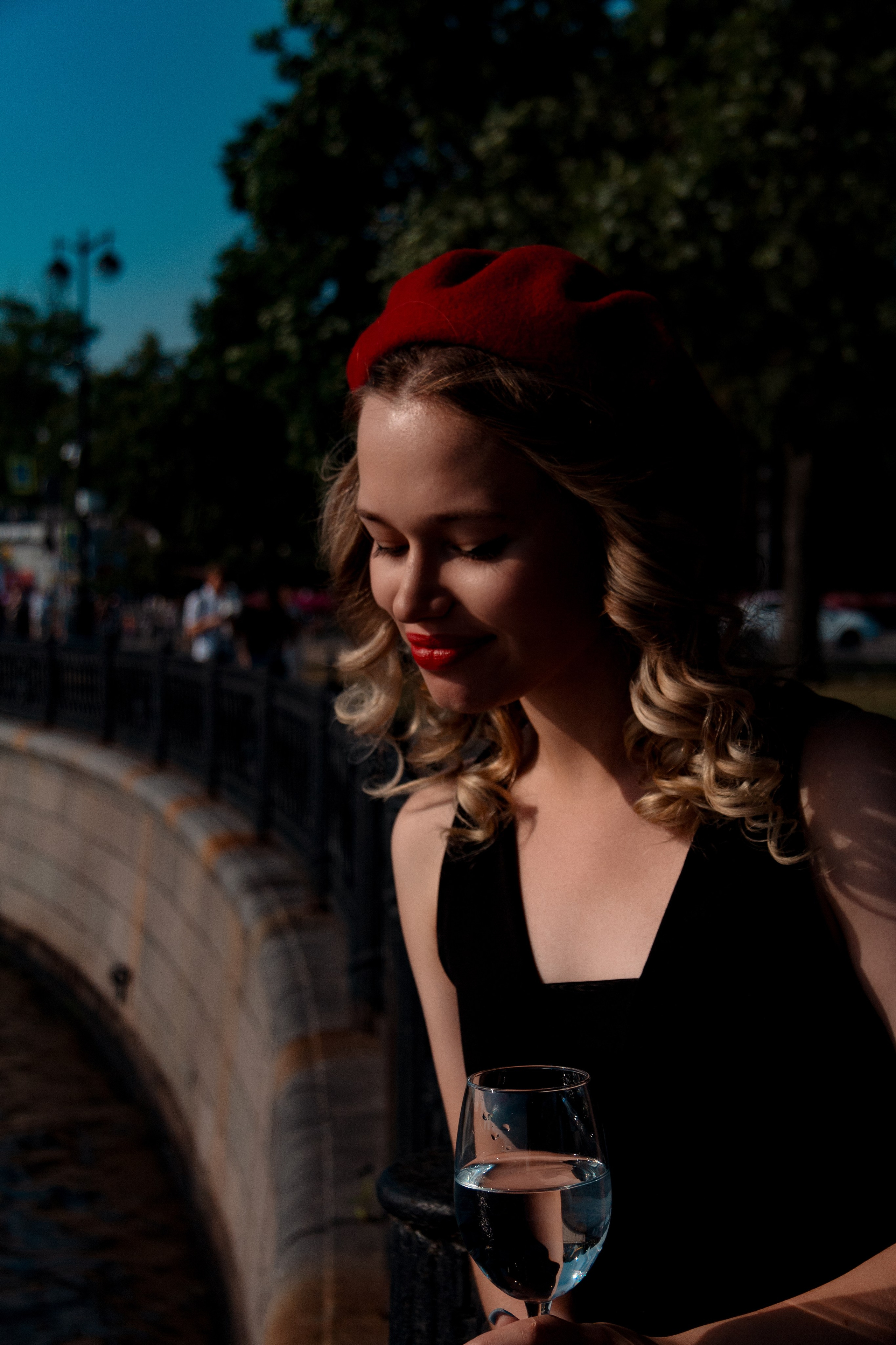 Интересная фотосессия в большом городе.