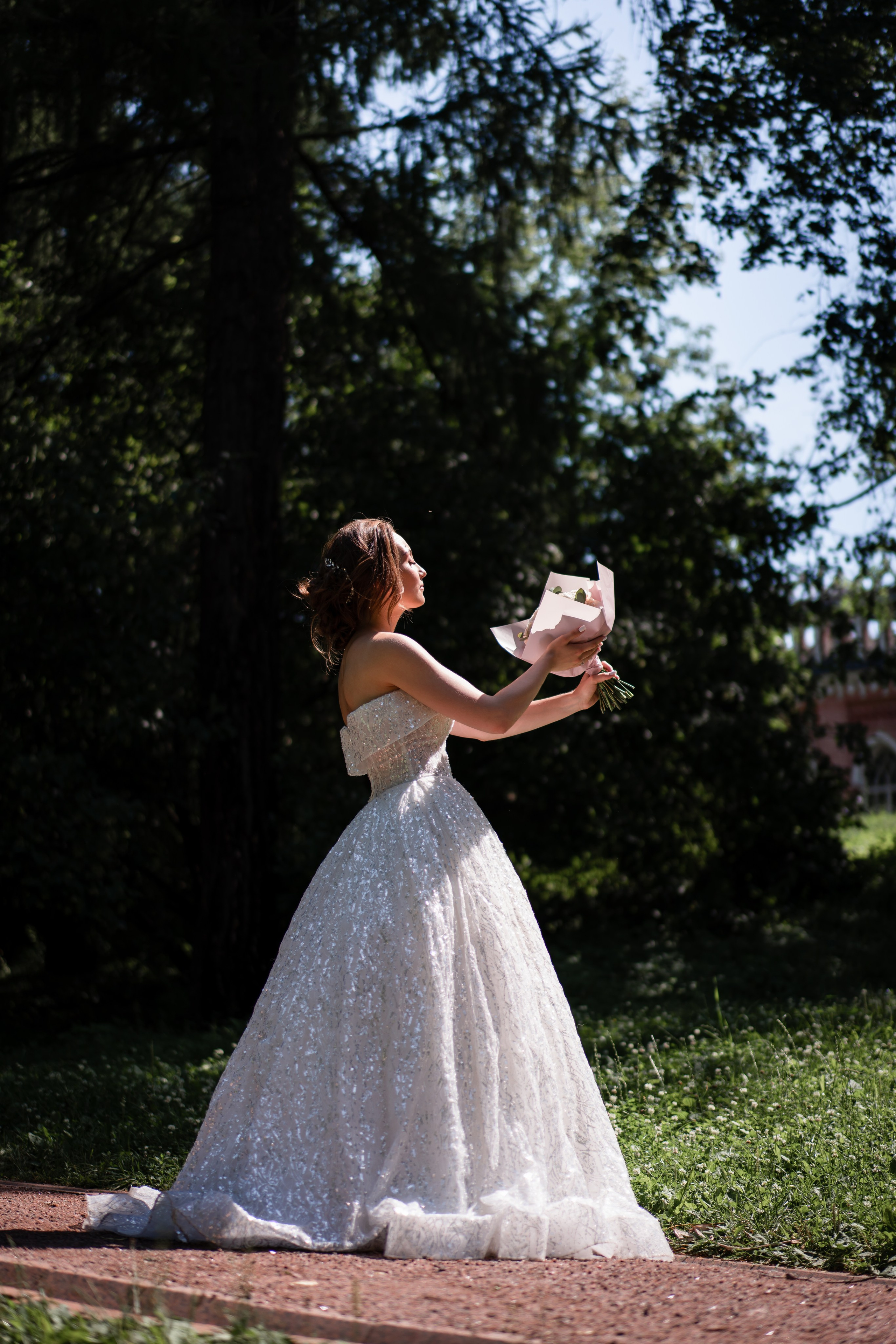 Свадебная фотосессия в Царицыно. Свадебный фотограф Вера Климова