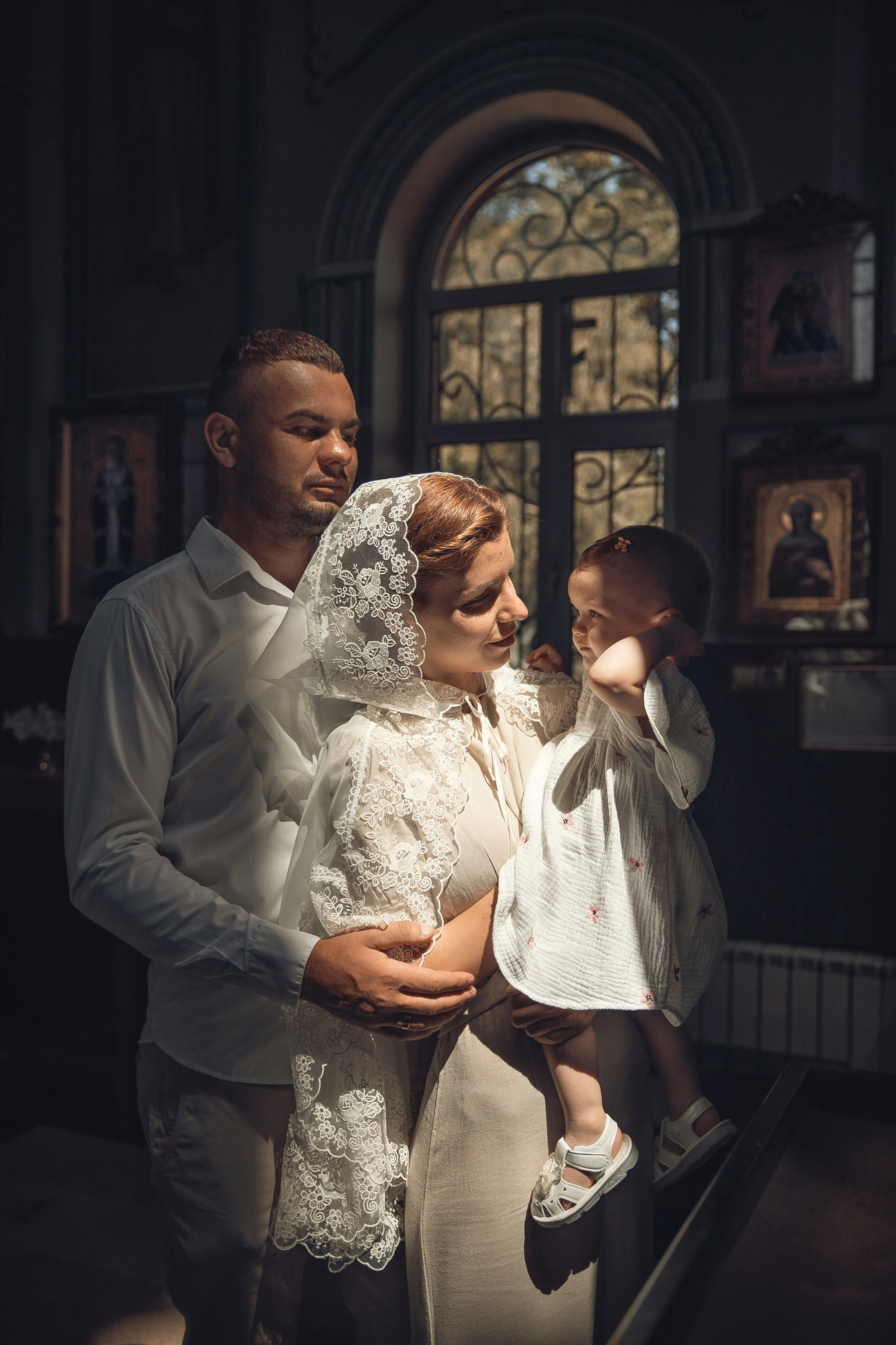 Таинство Крещения Софии. Храм Апостола Андрея Первозванного ст. Новотитаровская. Фотограф на Крещение и Венчание Краснодарский край — Гранкина Юлия