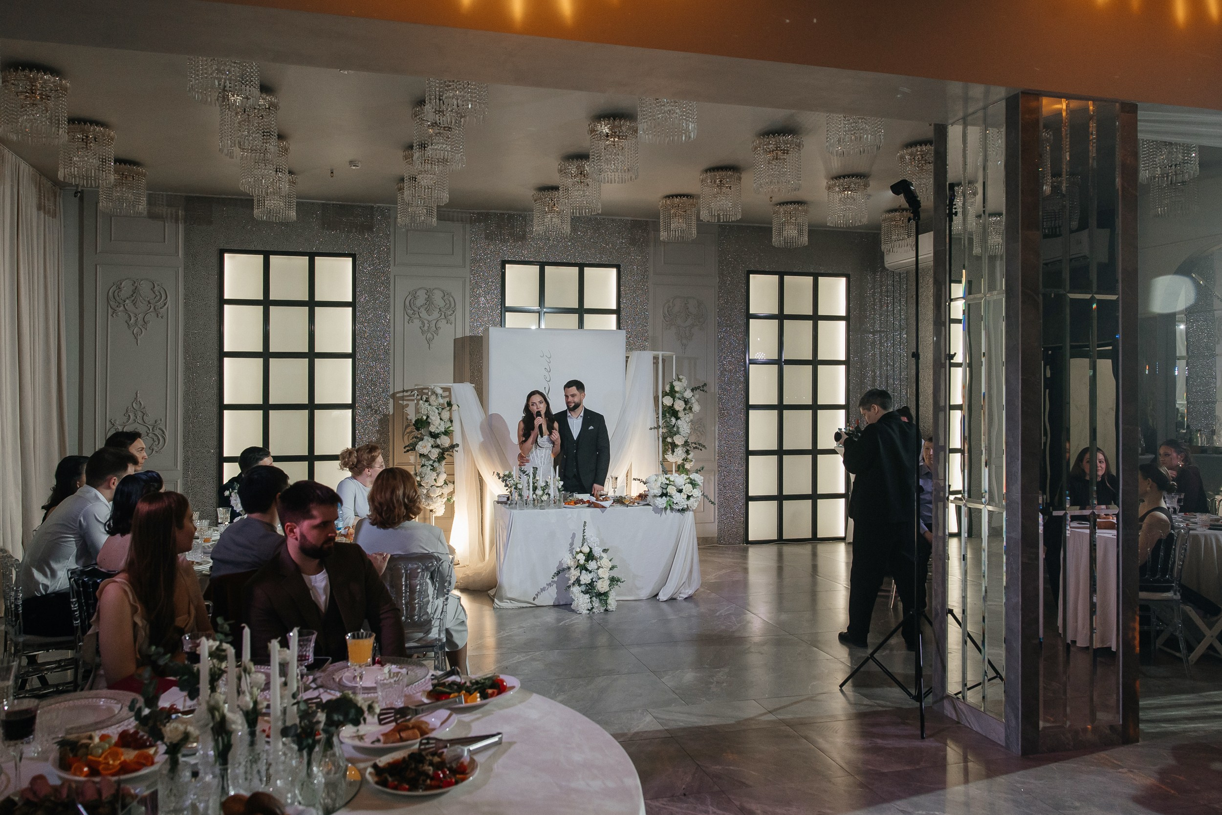 свадебный банкет в La Riva Hall в&nbsp;Москве