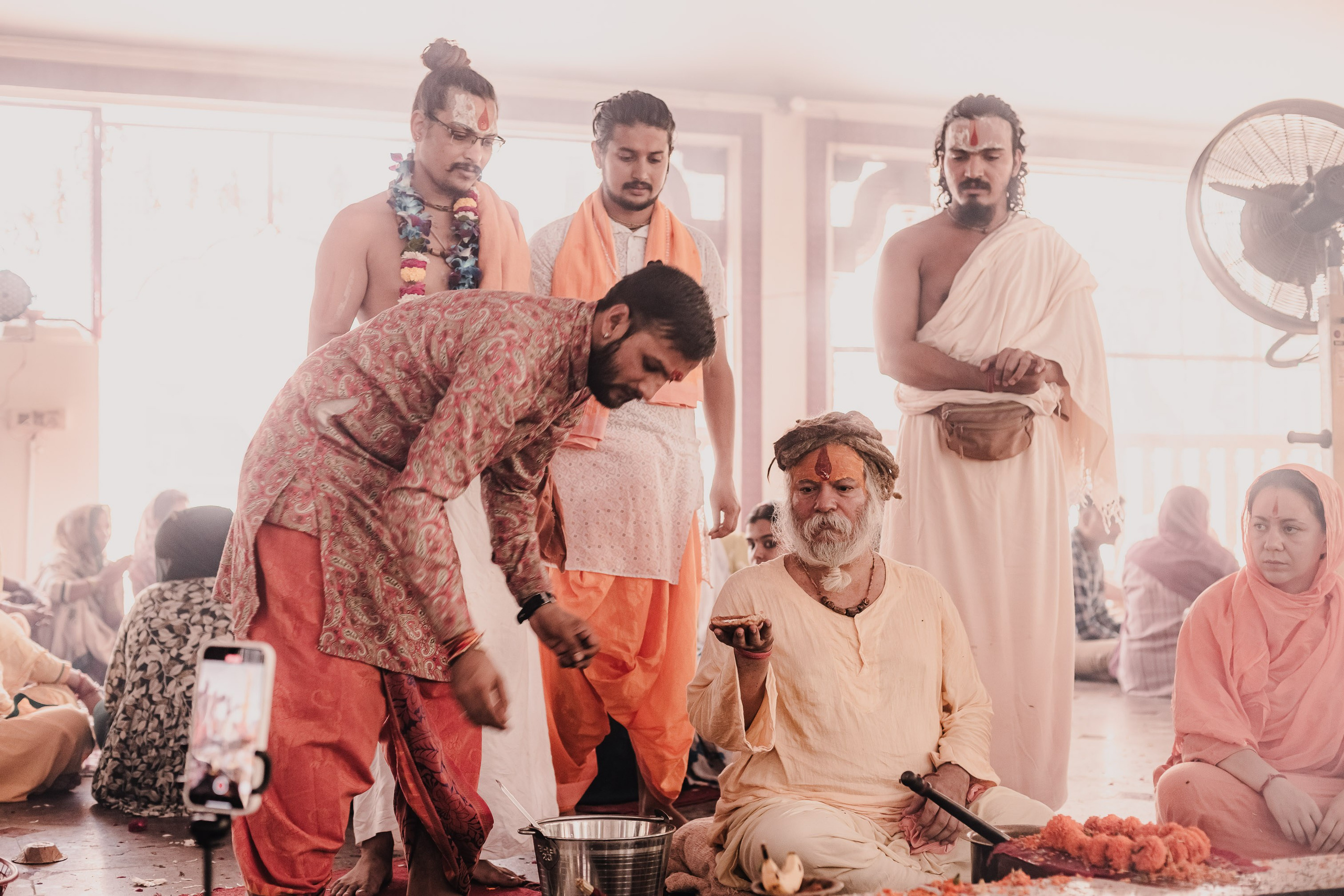 Navaratri yajna at Devraha Baba Ji ashram. Мариам Багдасарян
