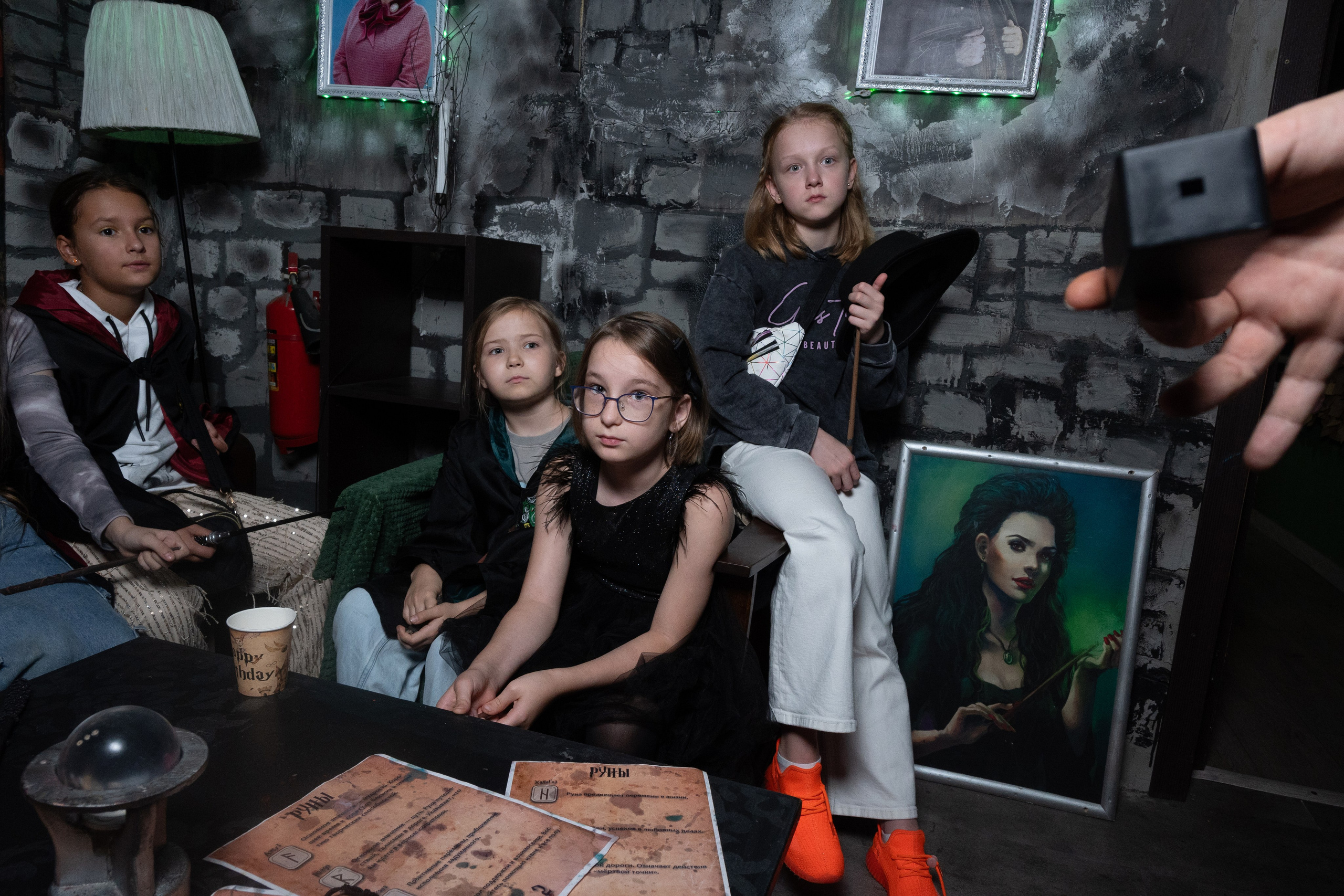 День рождения ребенка в «Подземелье Слизерин». Фотограф мероприятий в Москве