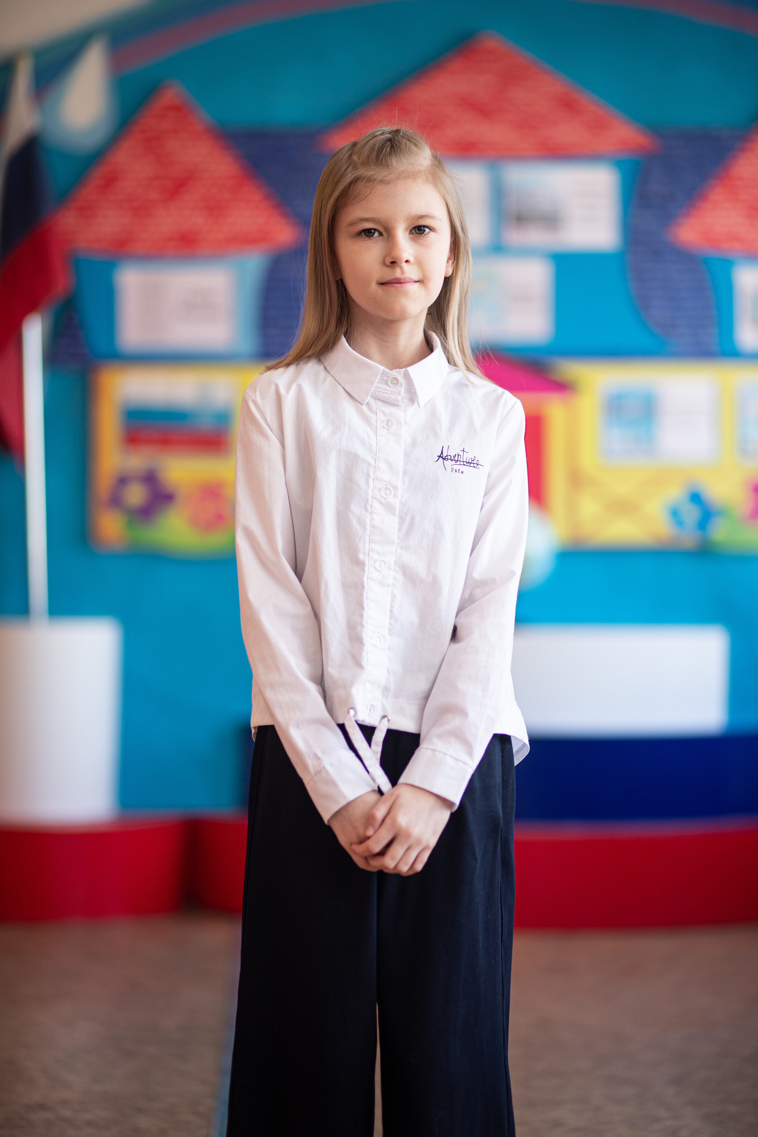 Фотосессия школьников для общей фотографии