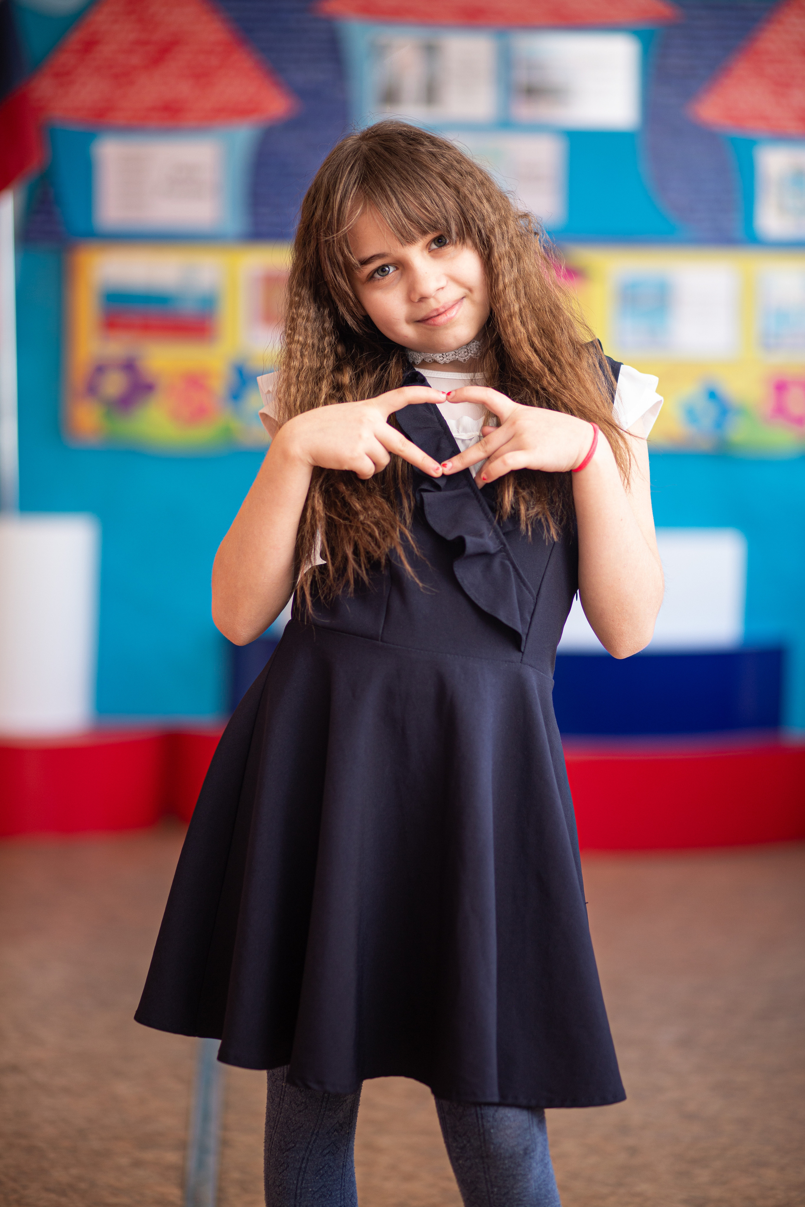 Фотосессия школьников для общей фотографии