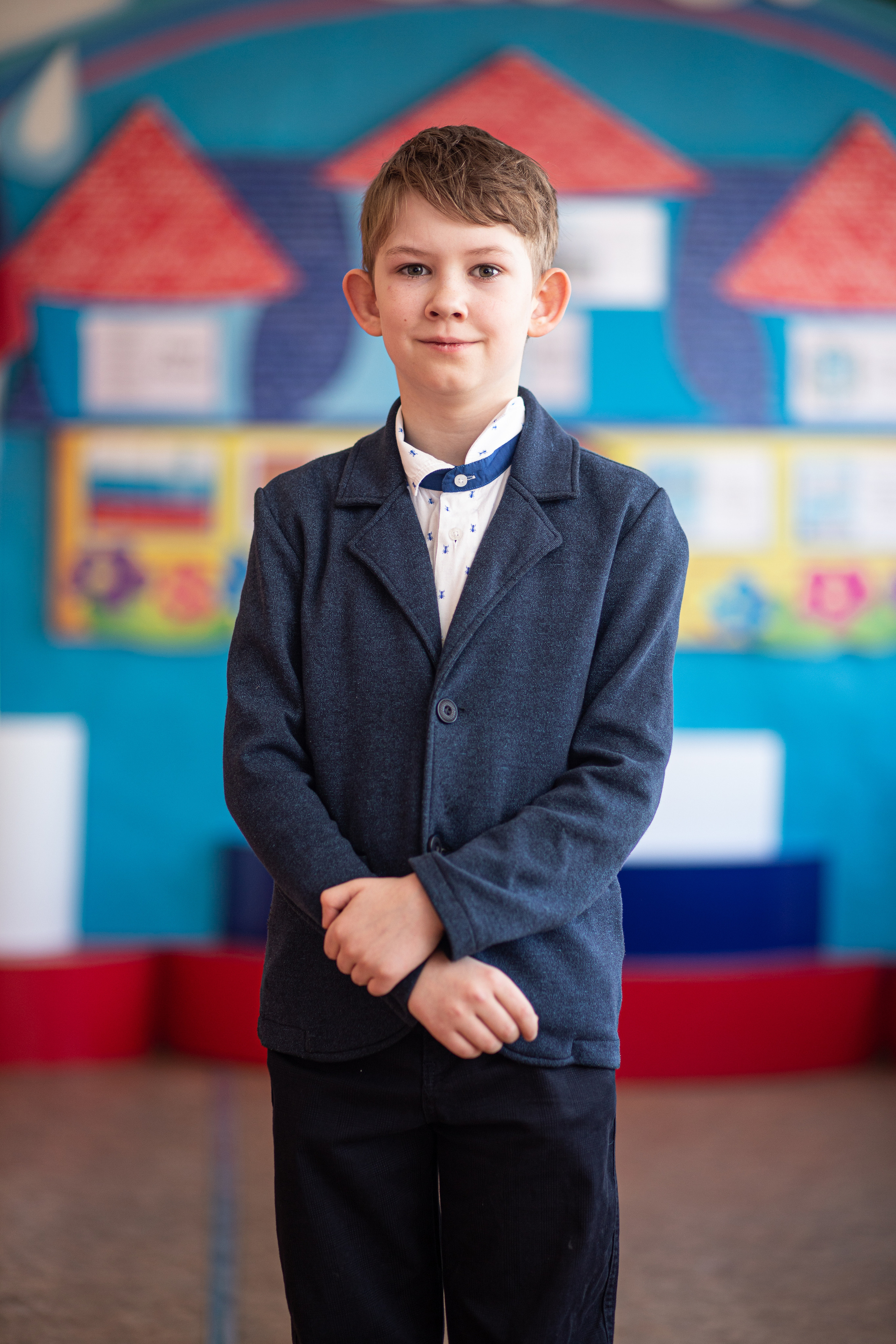 Фотосессия школьников для общей фотографии