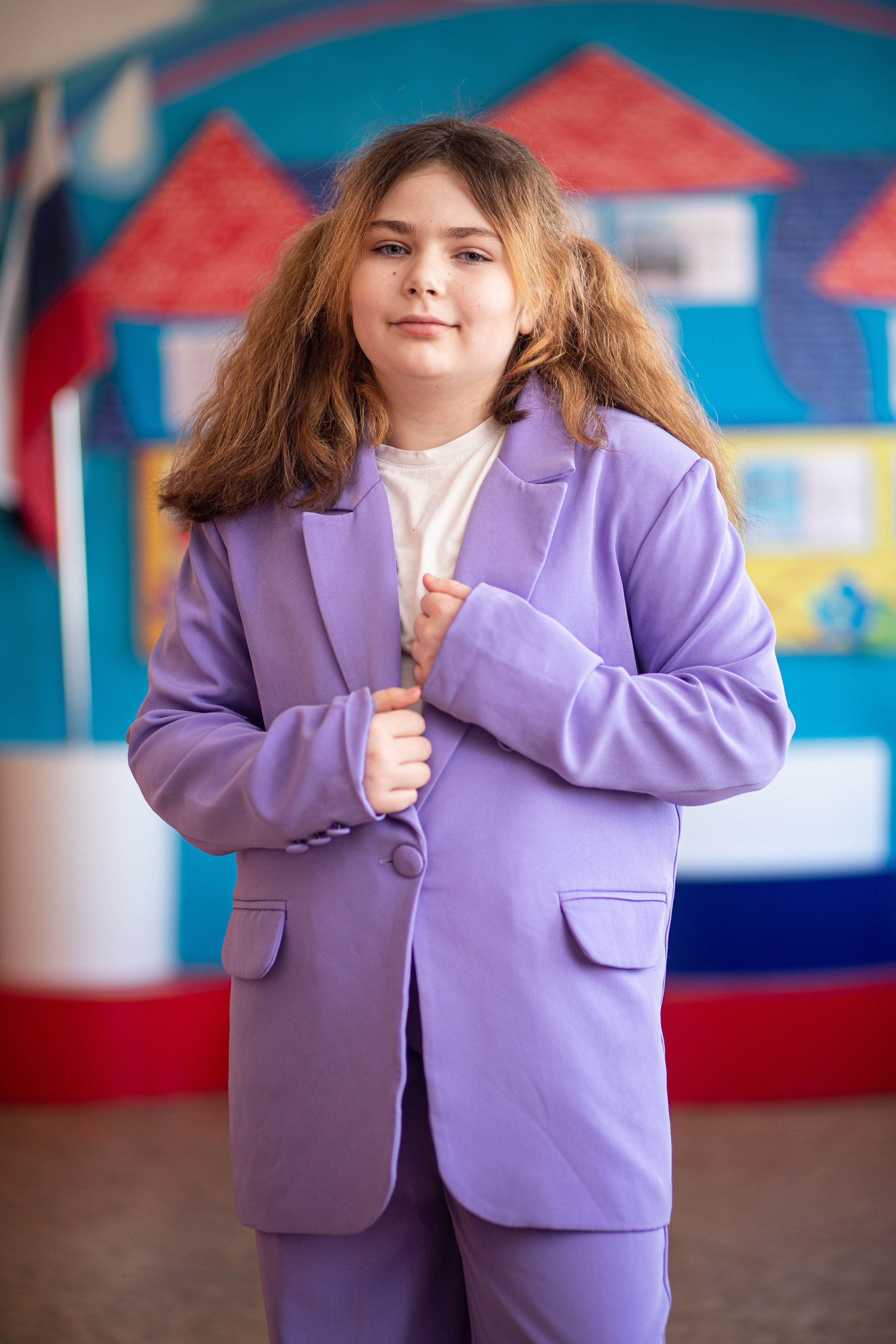 Фотосессия школьников для общей фотографии