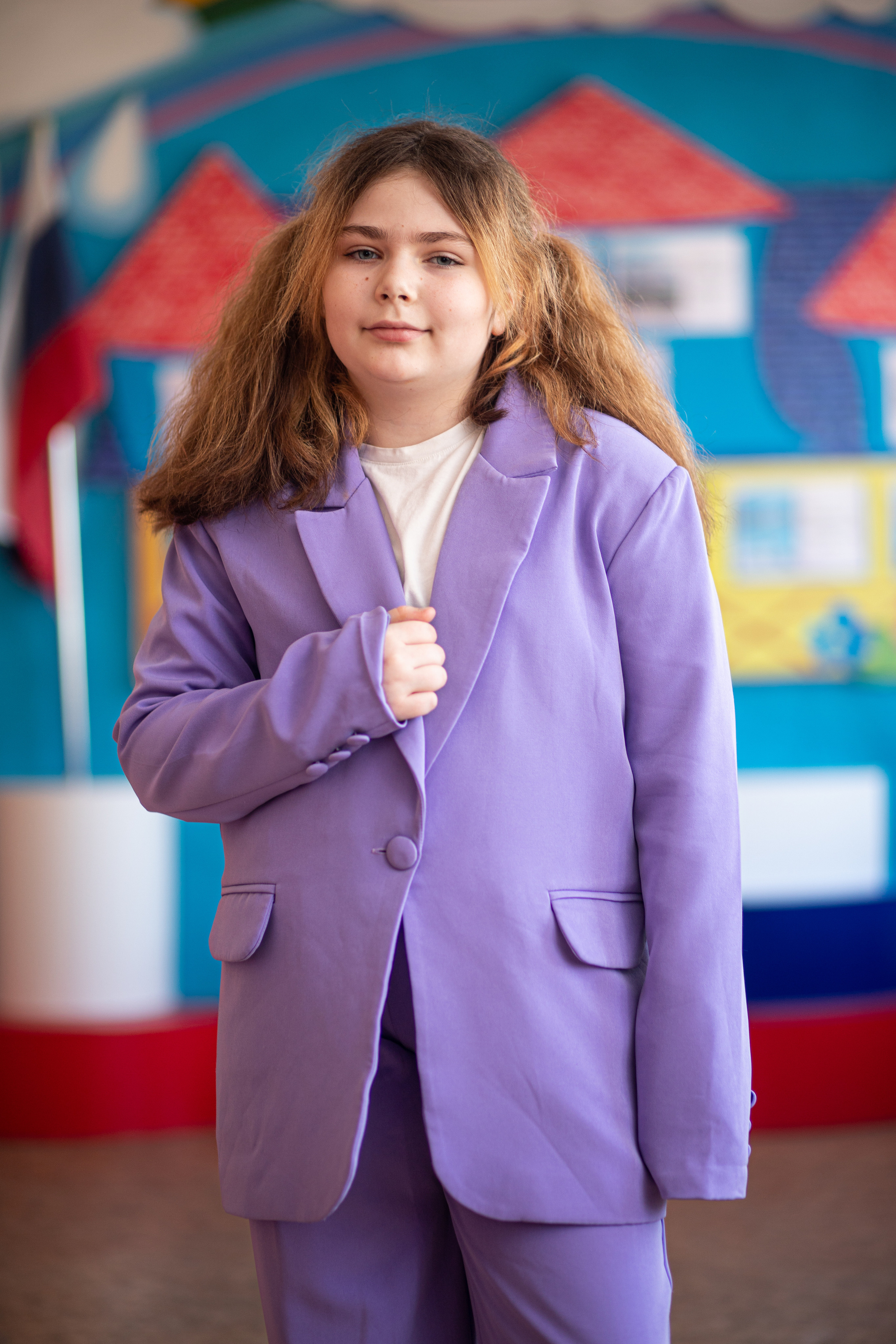 Фотосессия школьников для общей фотографии