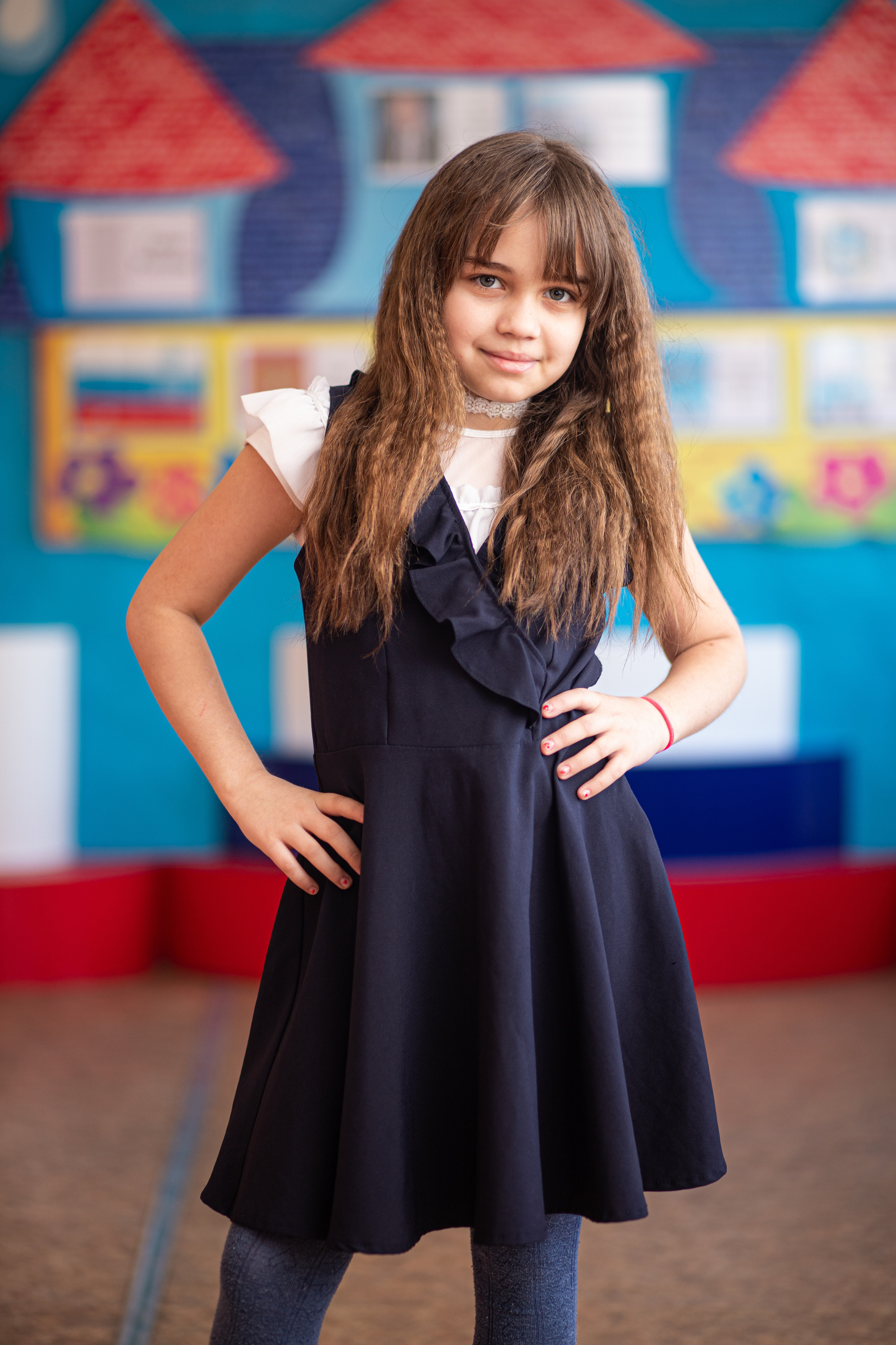 Фотосессия школьников для общей фотографии