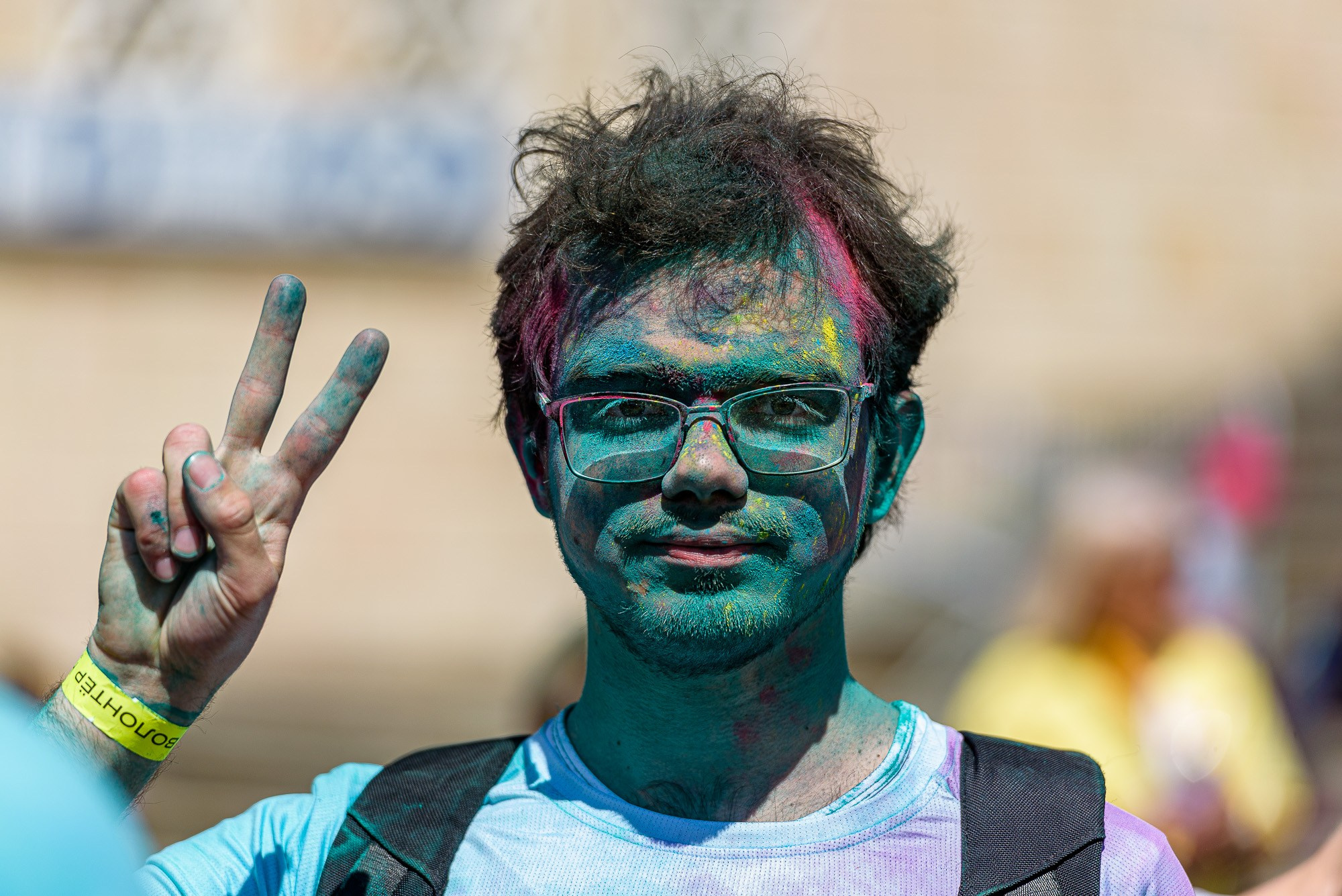 Красочные волонтеры!. Репортажный фотограф Сергей Квартальнов