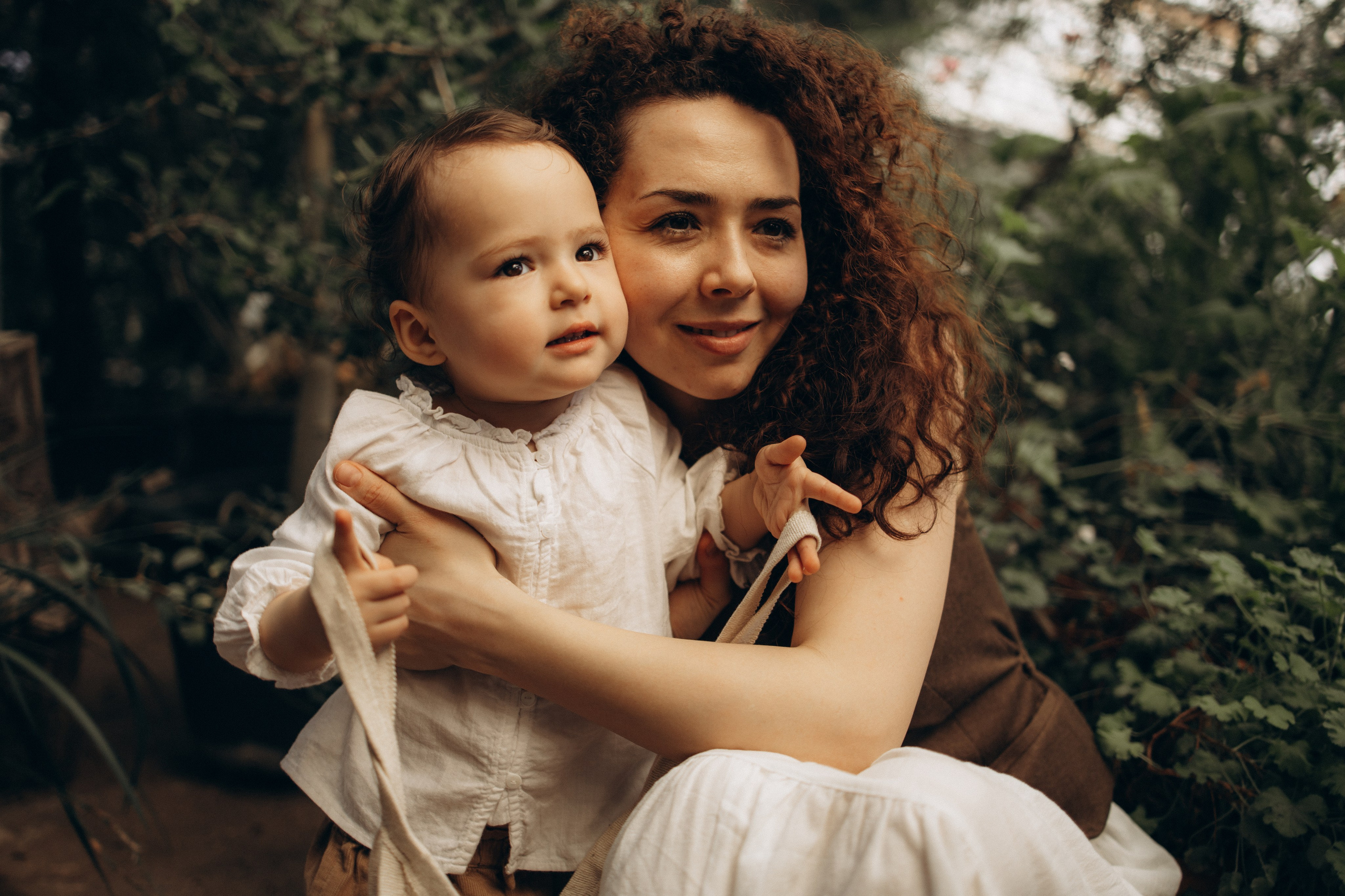 Прогулка по оранжерее. Семейный фотограф в Москве Ксения Аганина