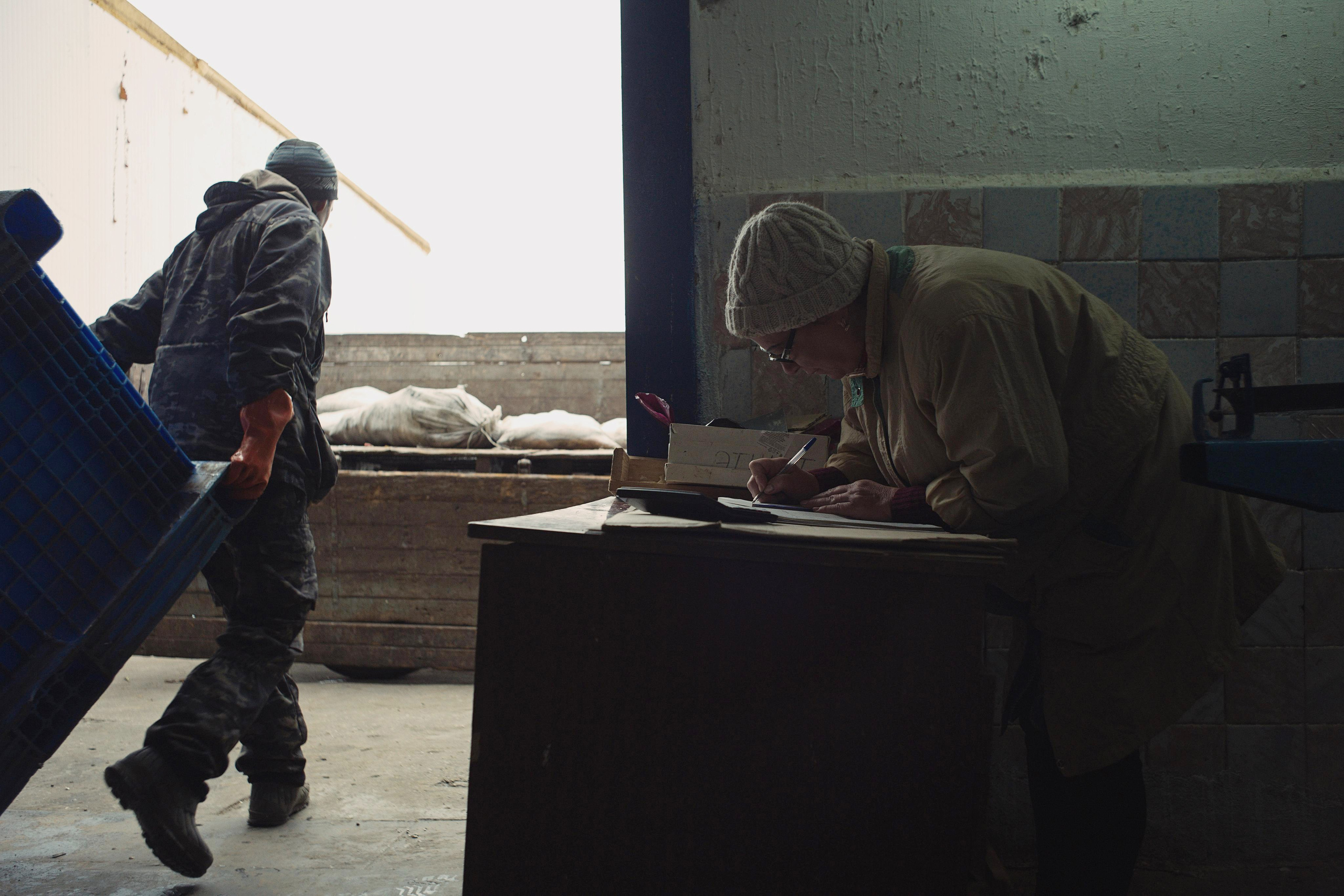 In Soviet times, three and a half thousand people worked at the plant, and now there are about a hundred permanent employees only. Fish is caught ten times less than in the Soviet era