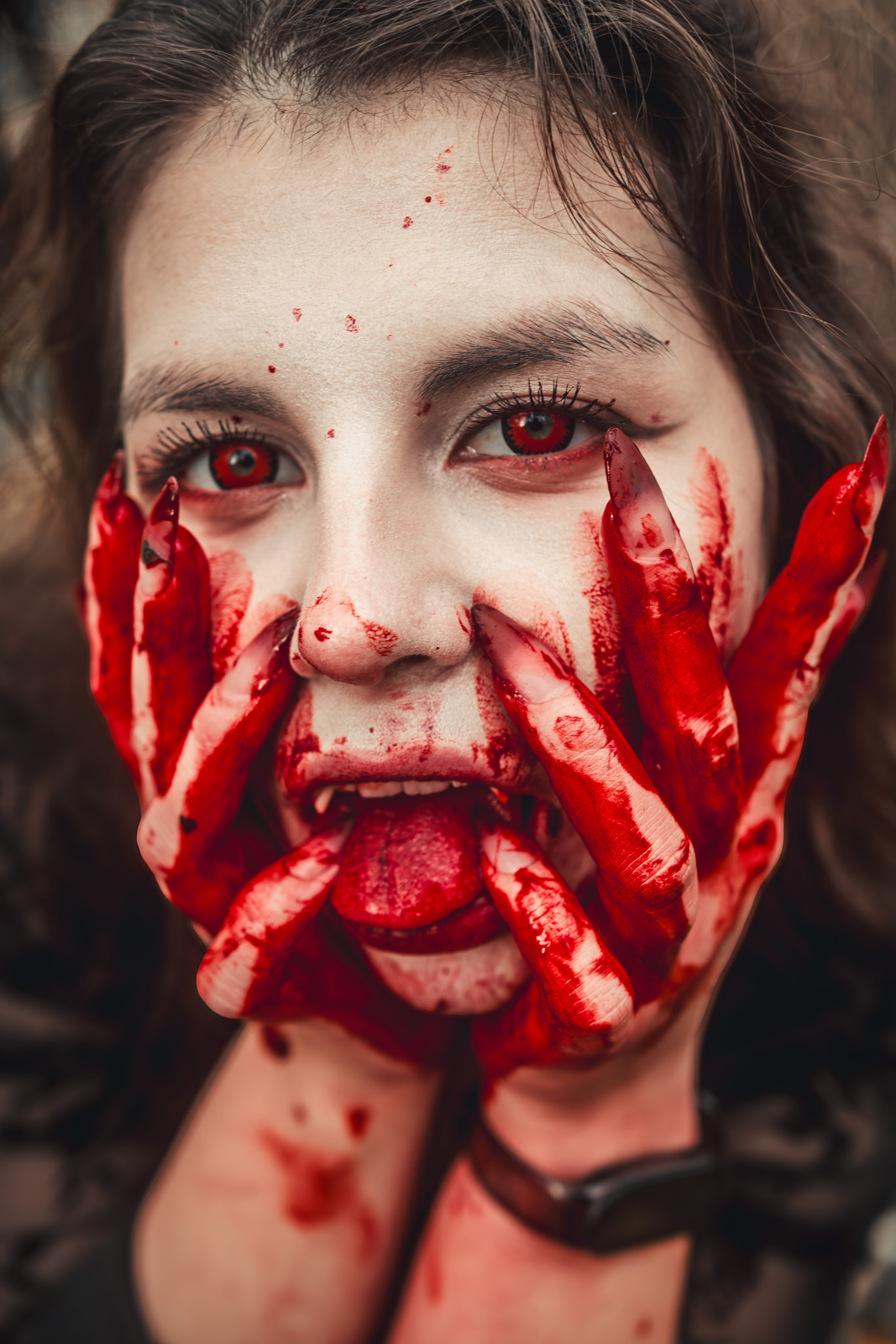 Фотосессия Вампиры в лесу