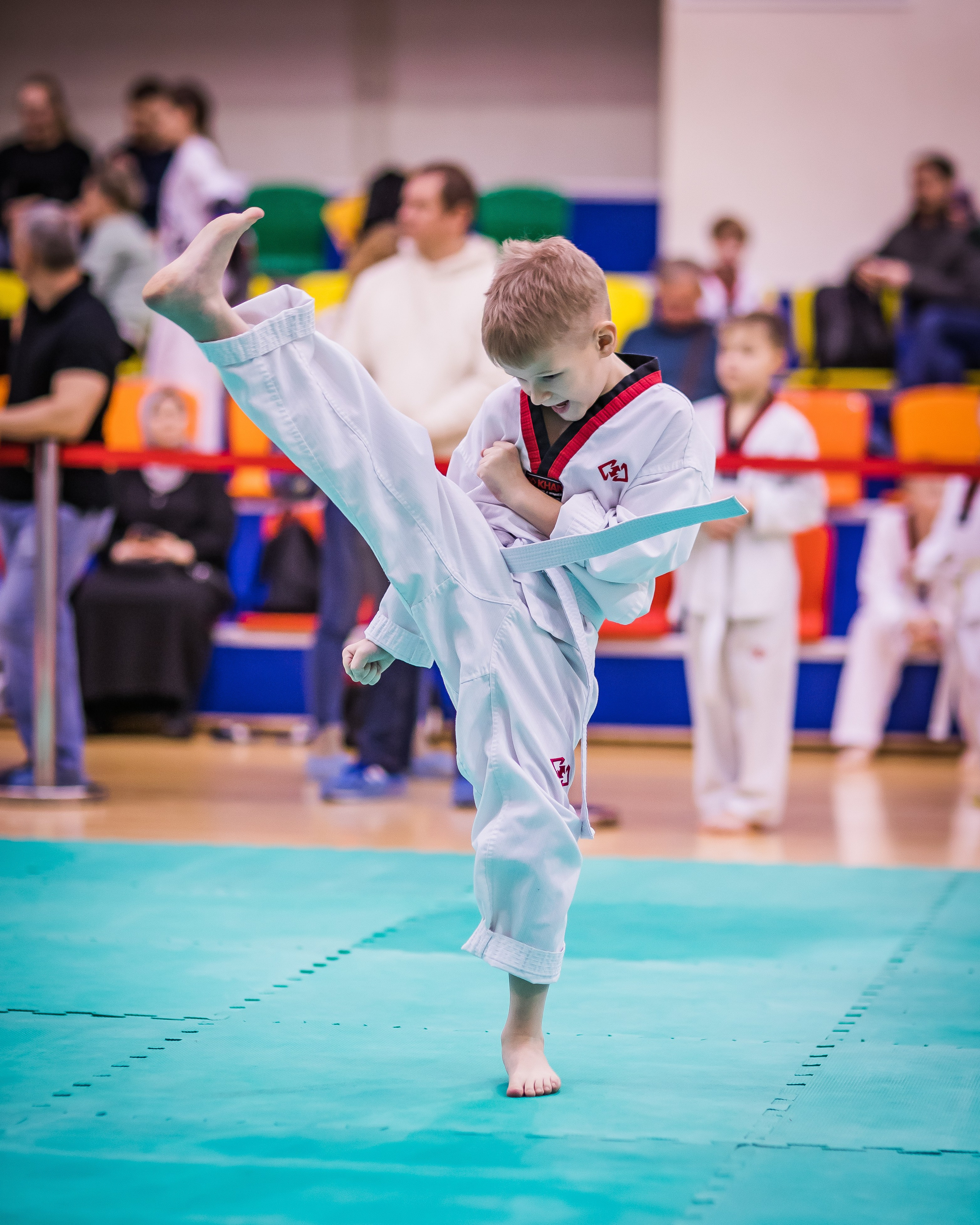 Турнир Федерации детского тхэквондо России по дисциплине ПХУМСЭ. Спортивный фотограф Максим Серегин