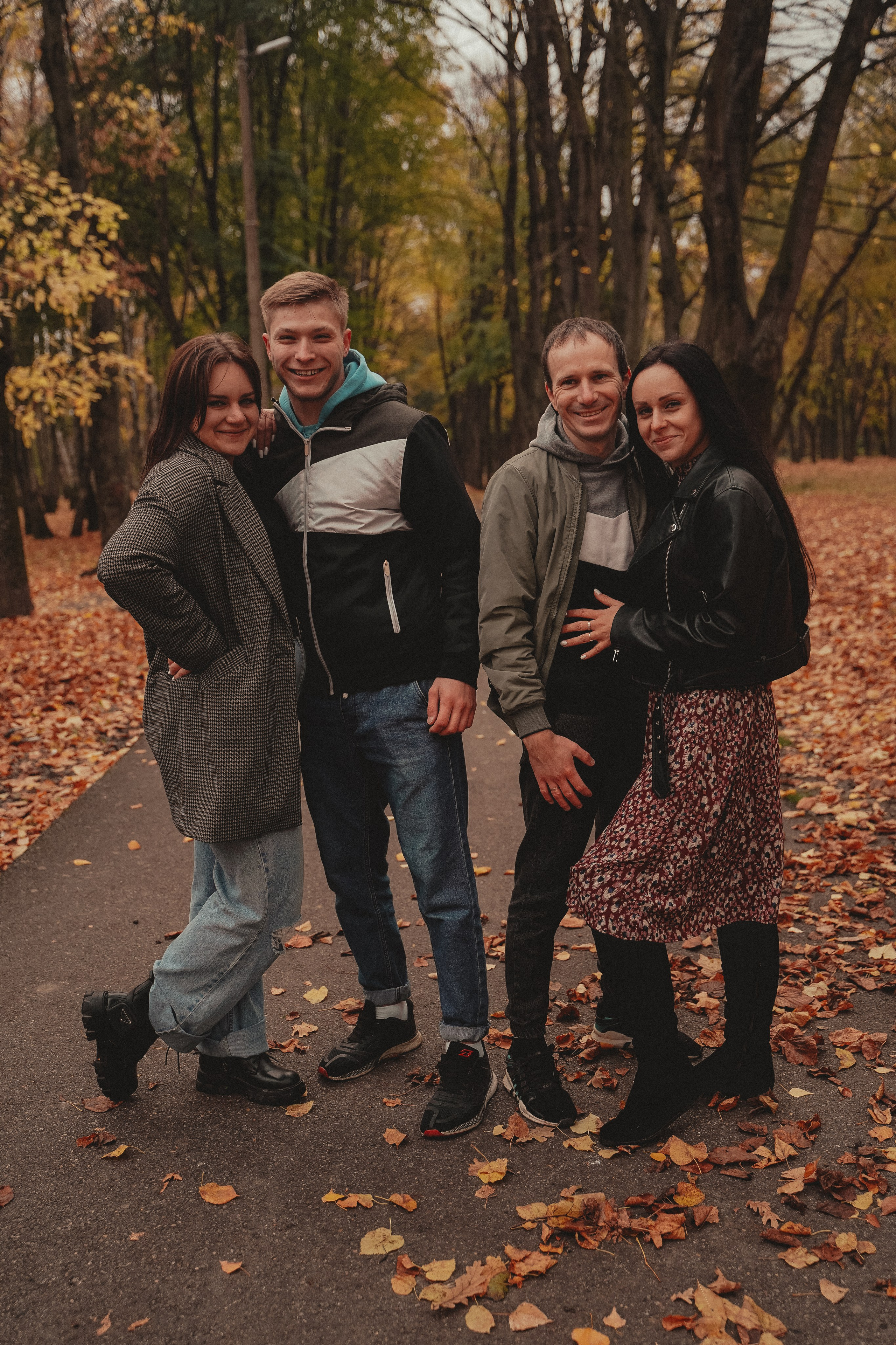 Фотосессия большой семьи в парке. Семейный и женский фотограф в Краснодаре Анастасия Приймак