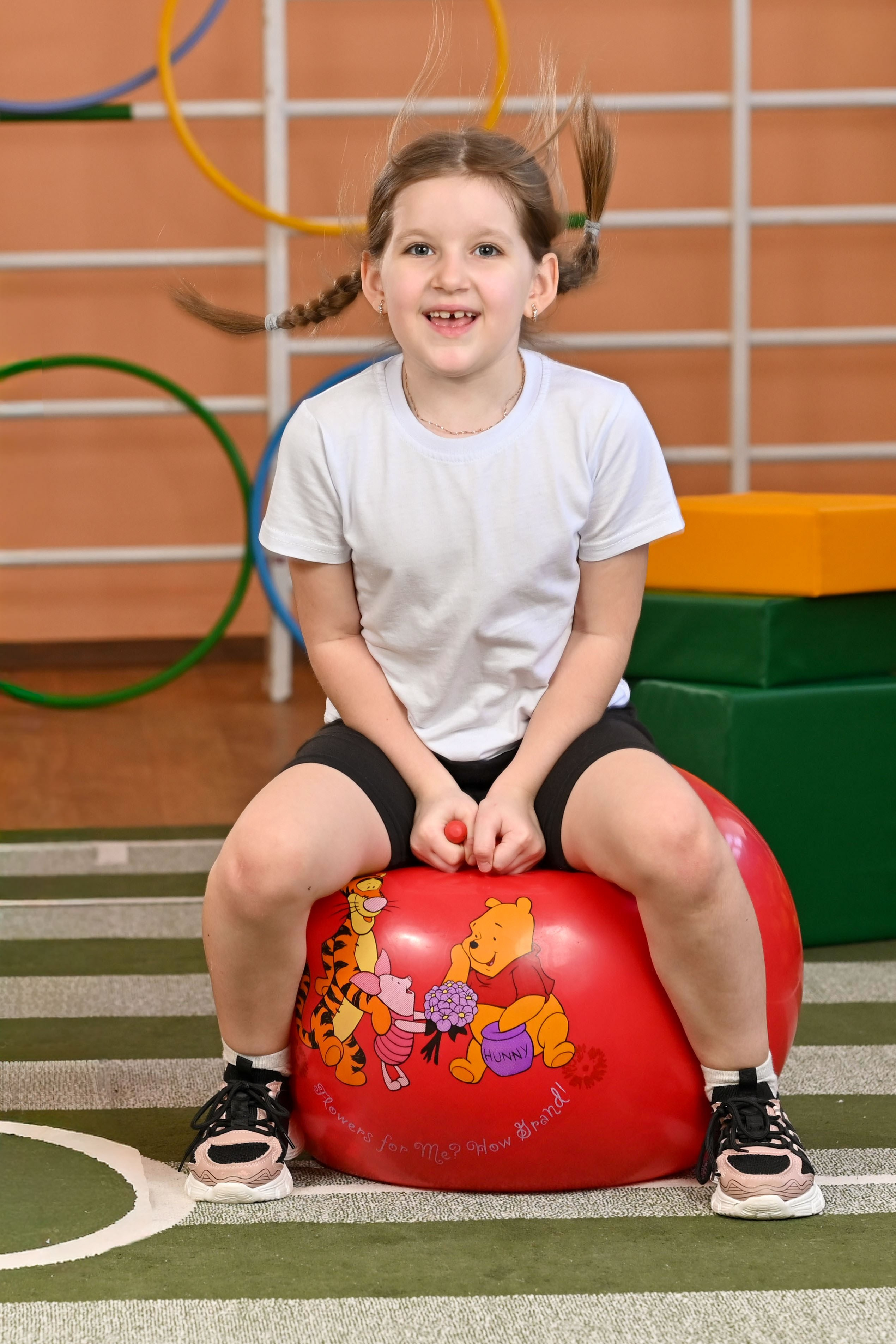 Детский сад на физкультуре. Семейный фотограф в г. Воскресенск Наталия Молева