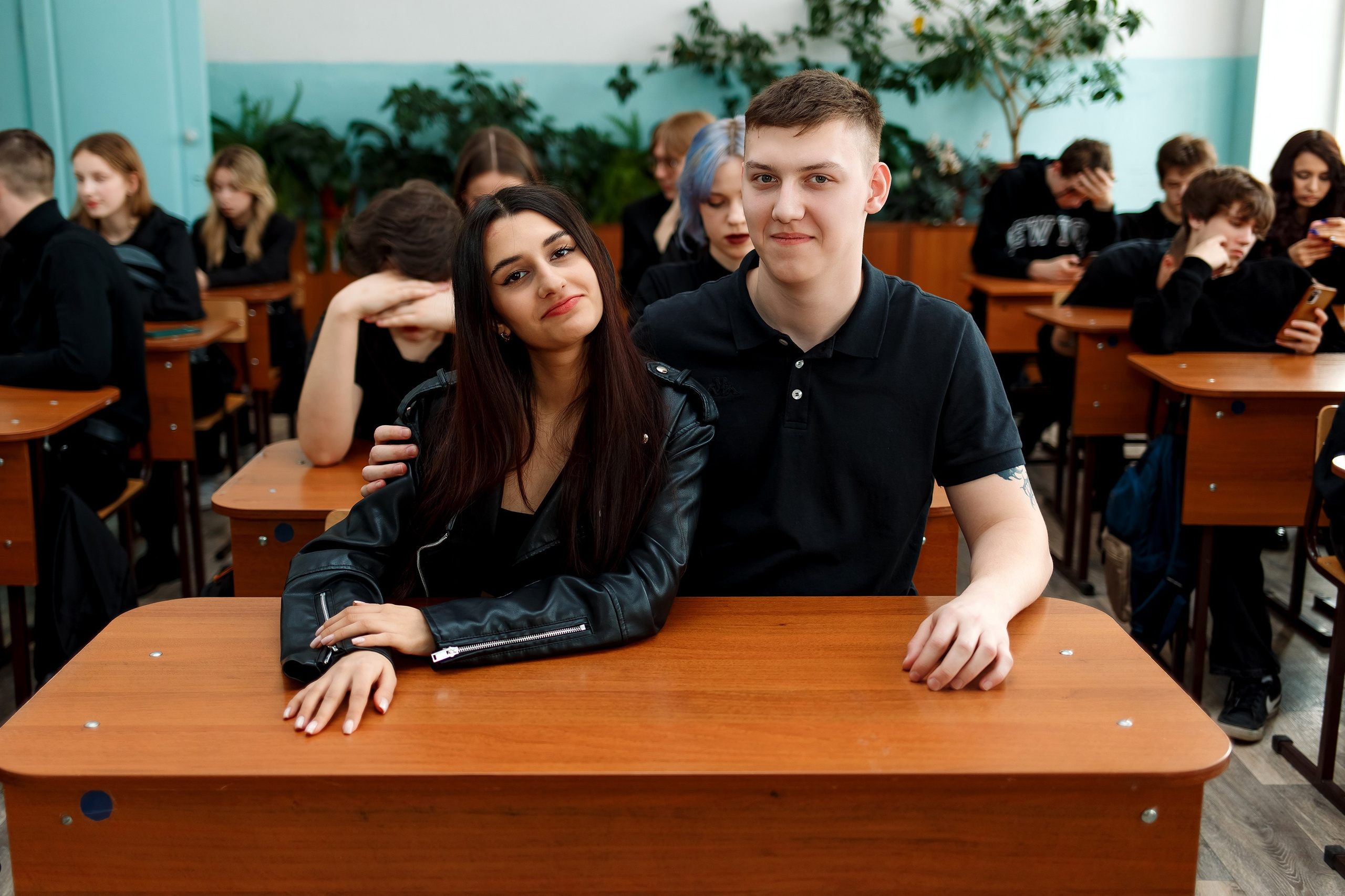 11 класс съемка в школе. Фотограф Любовь Корниенко, Примоский край