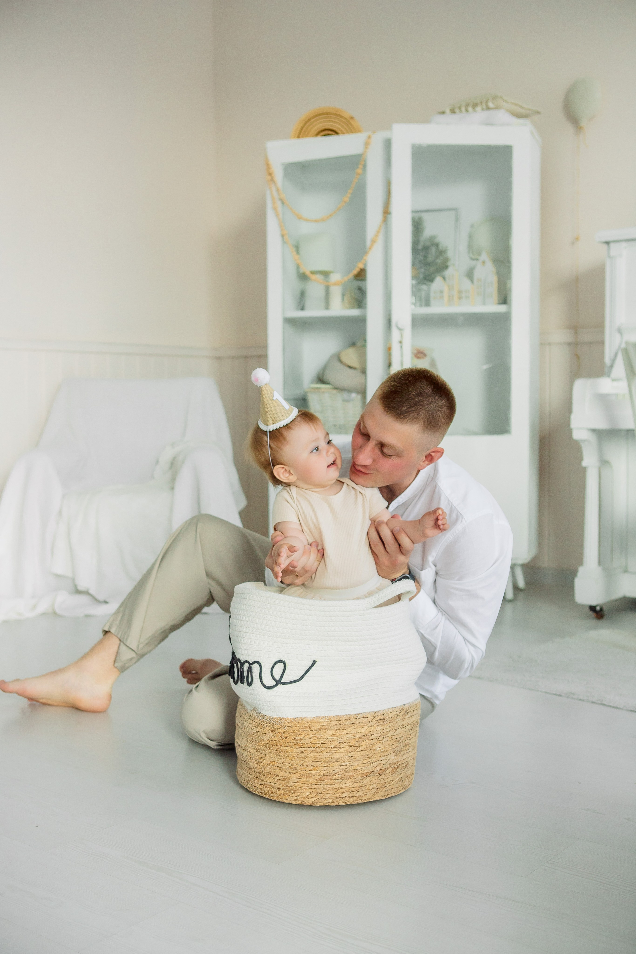Есения 1 годик. Семейный детский фотограф. Фотосессия в Минске