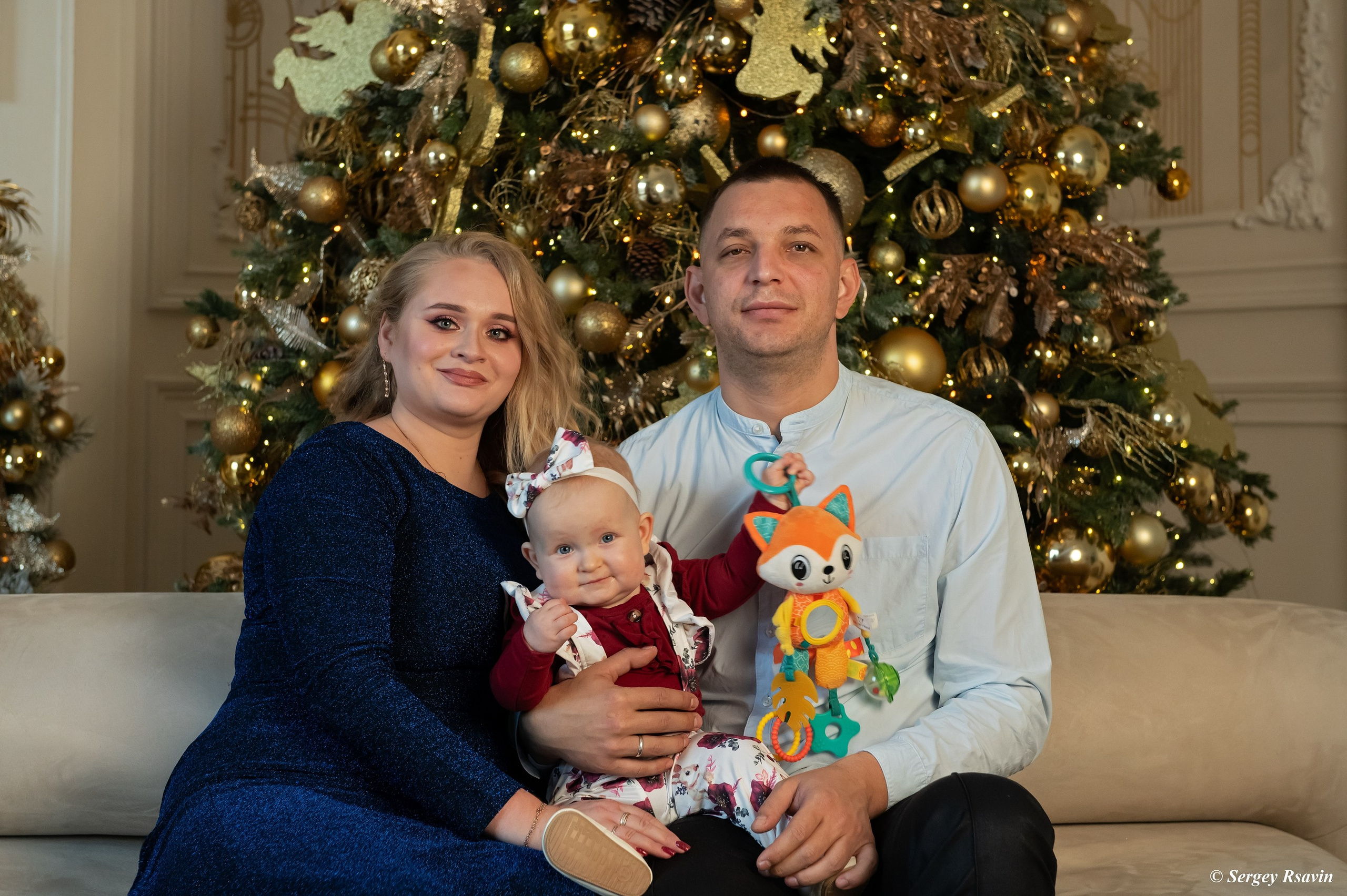 Новогодняя съемка в студии. Фотограф в Москве Сергей Рсавин