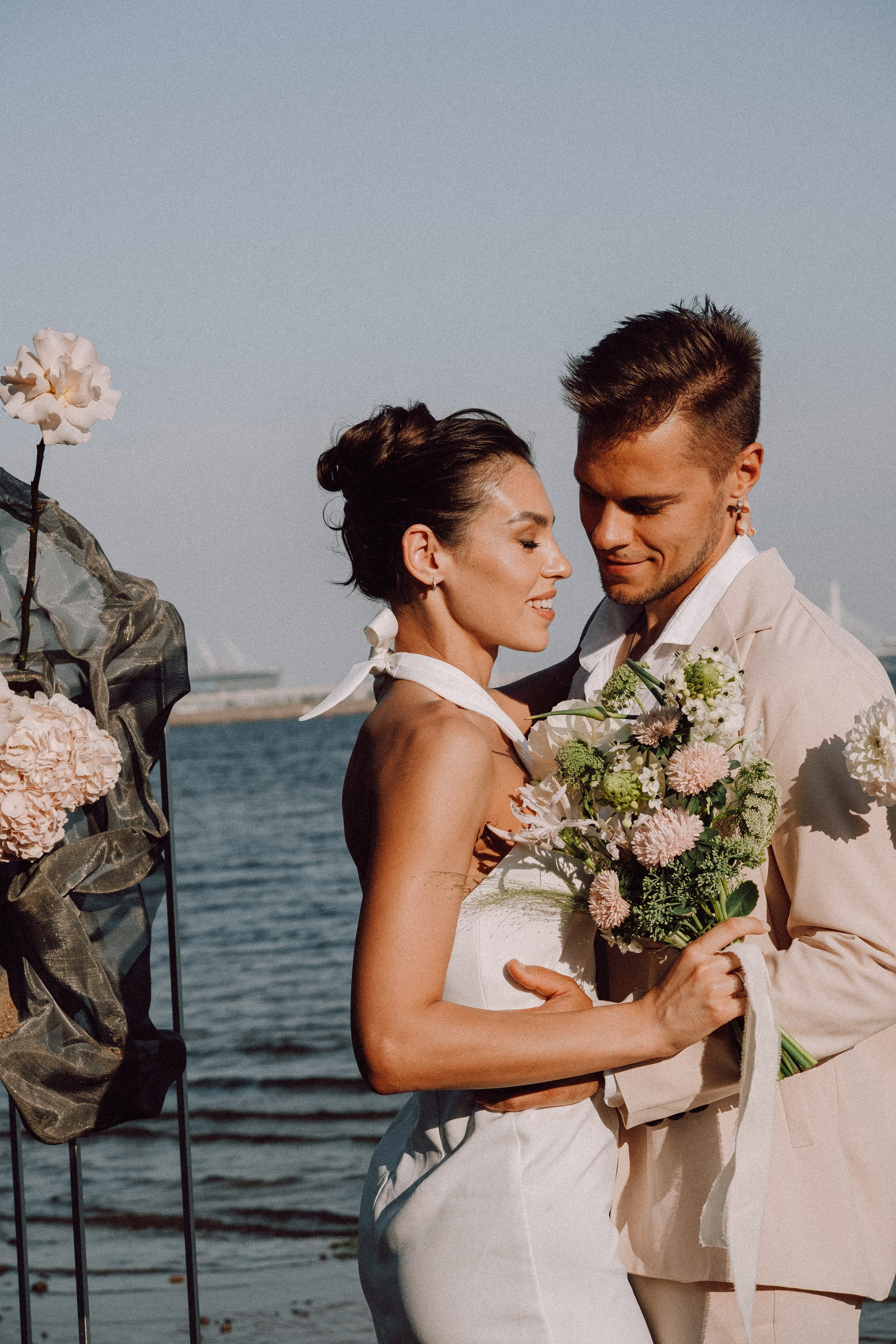 СВАДЕБНАЯ ФОТОСЕССИЯ ВЫЕЗДНОЙ ЦЕРЕМОНИИ (ФИНСКИЙ ЗАЛИВ). Профессиональный фотограф, Санкт-Петербург — Виктория Богомолова