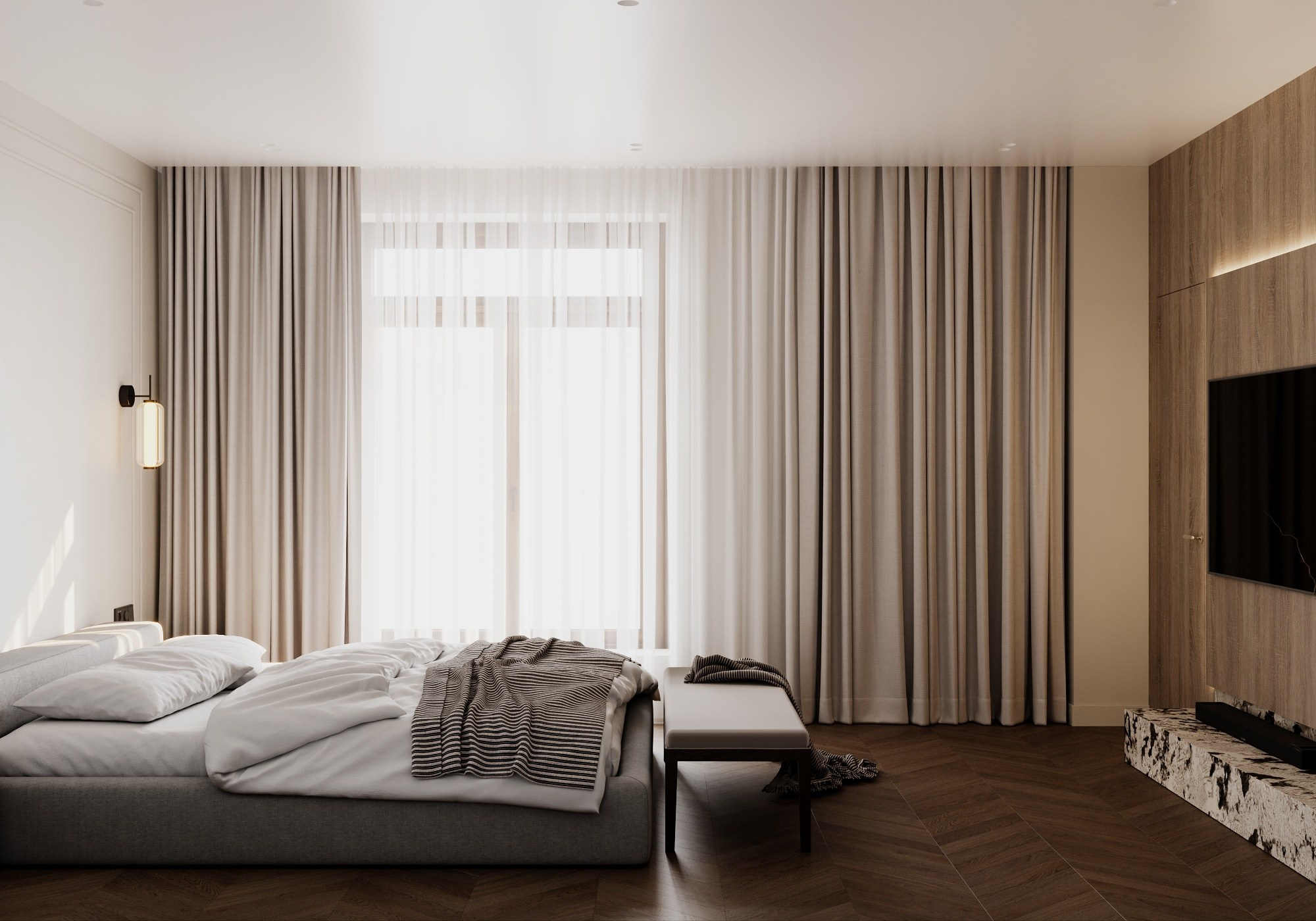 Спальня Финал. Визуализатор Векшина Елена