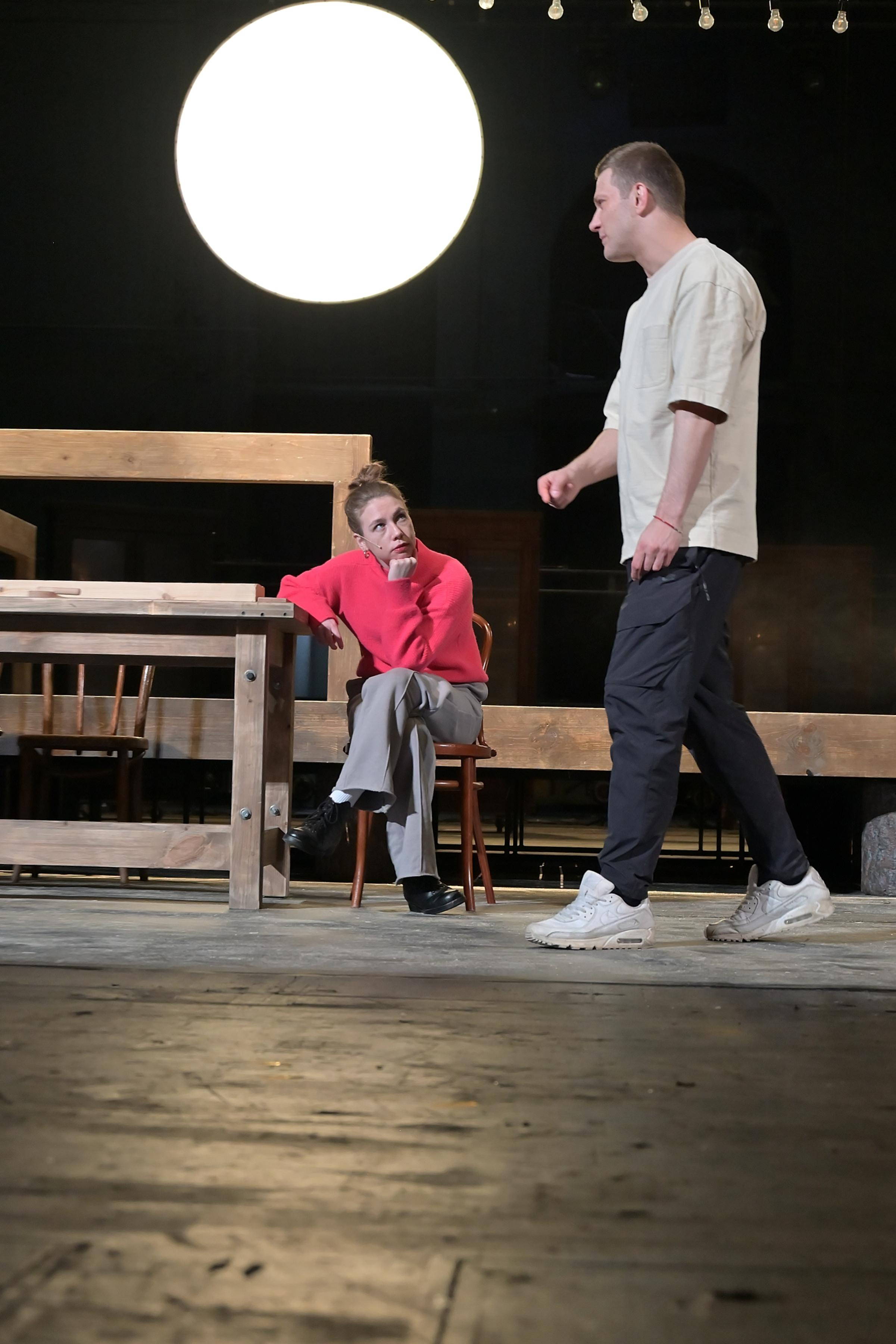 Пресс-конференция с художественным руководителем МХТ Константином Хабе. Событийный фотограф в Санкт — Петербурге Elena Ushakova