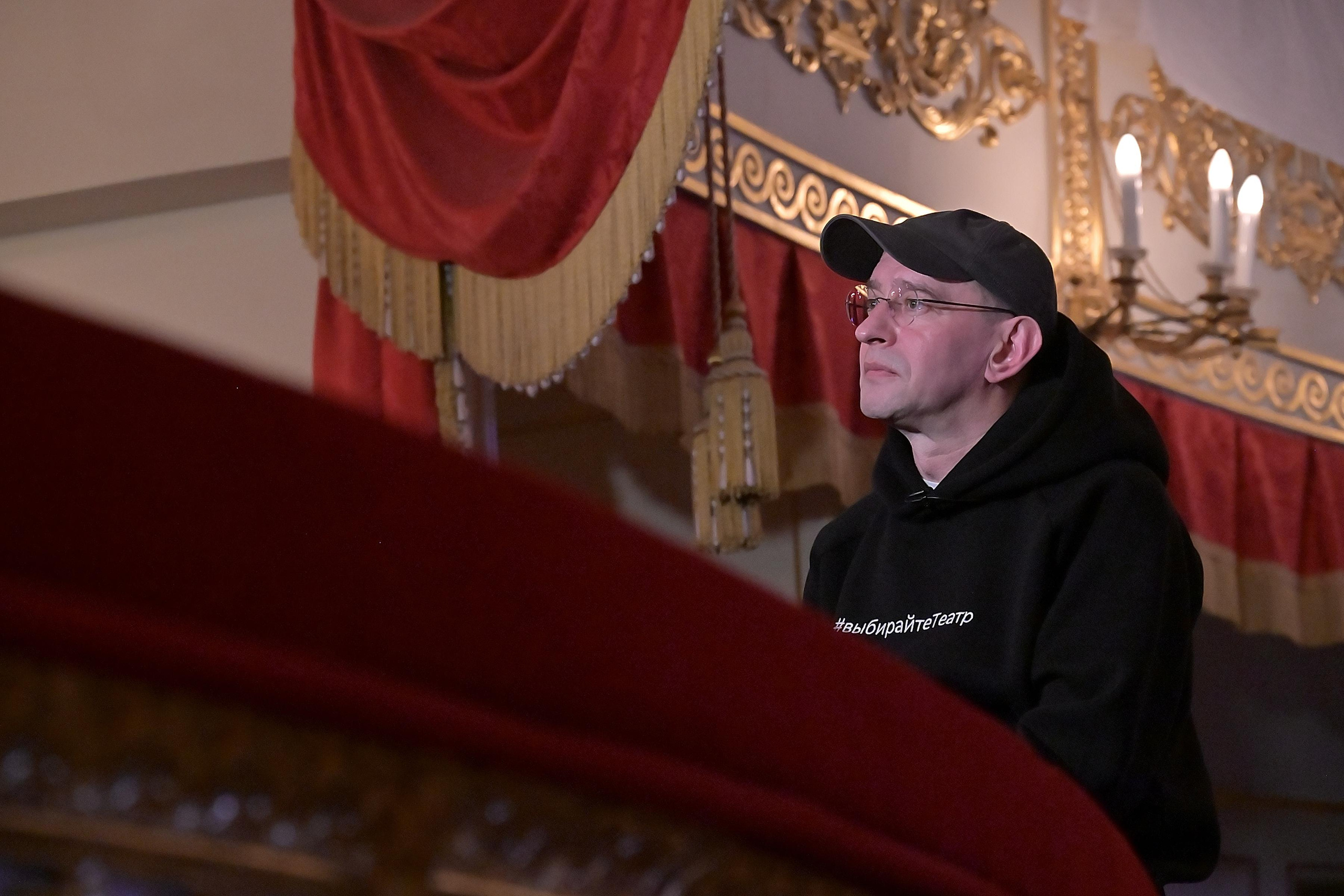 Пресс-конференция с художественным руководителем МХТ Константином Хабе. Событийный фотограф в Санкт — Петербурге Elena Ushakova