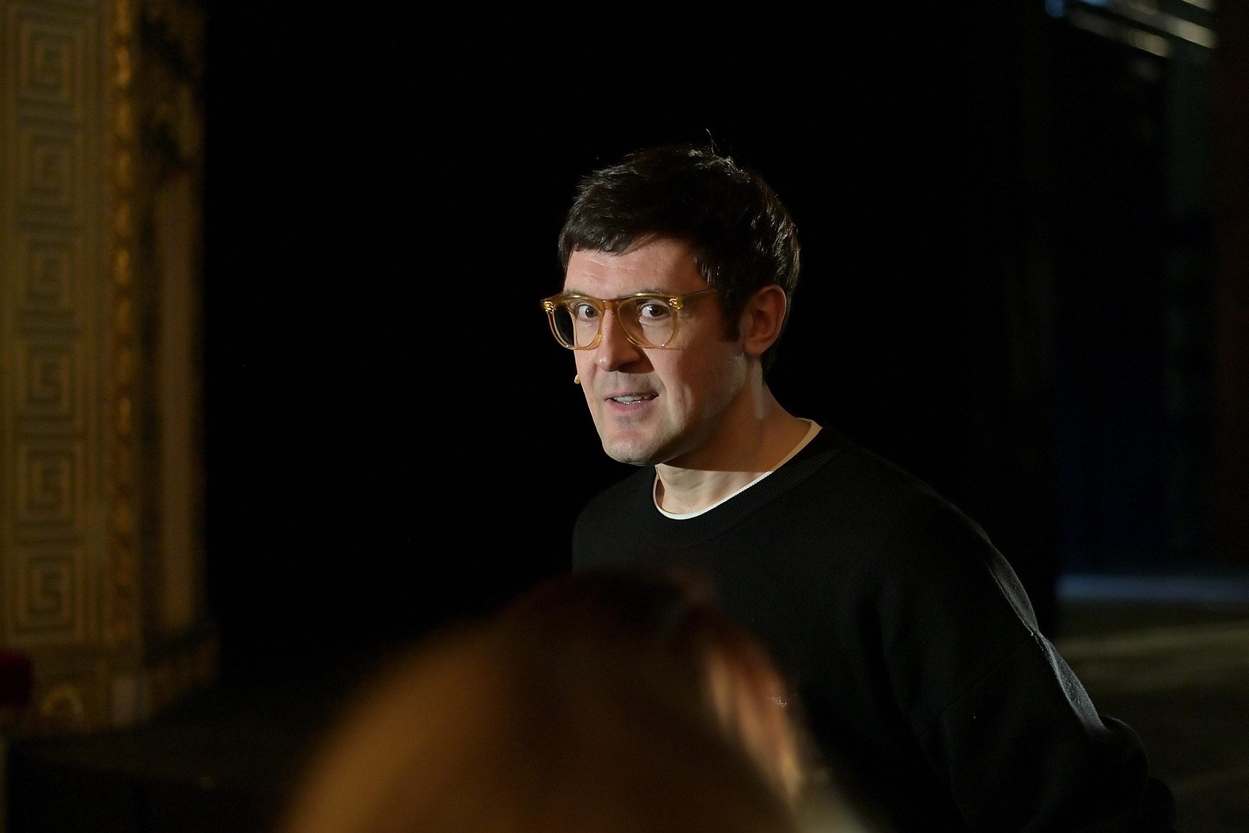 Пресс-конференция с художественным руководителем МХТ Константином Хабе. Событийный фотограф в Санкт — Петербурге Elena Ushakova