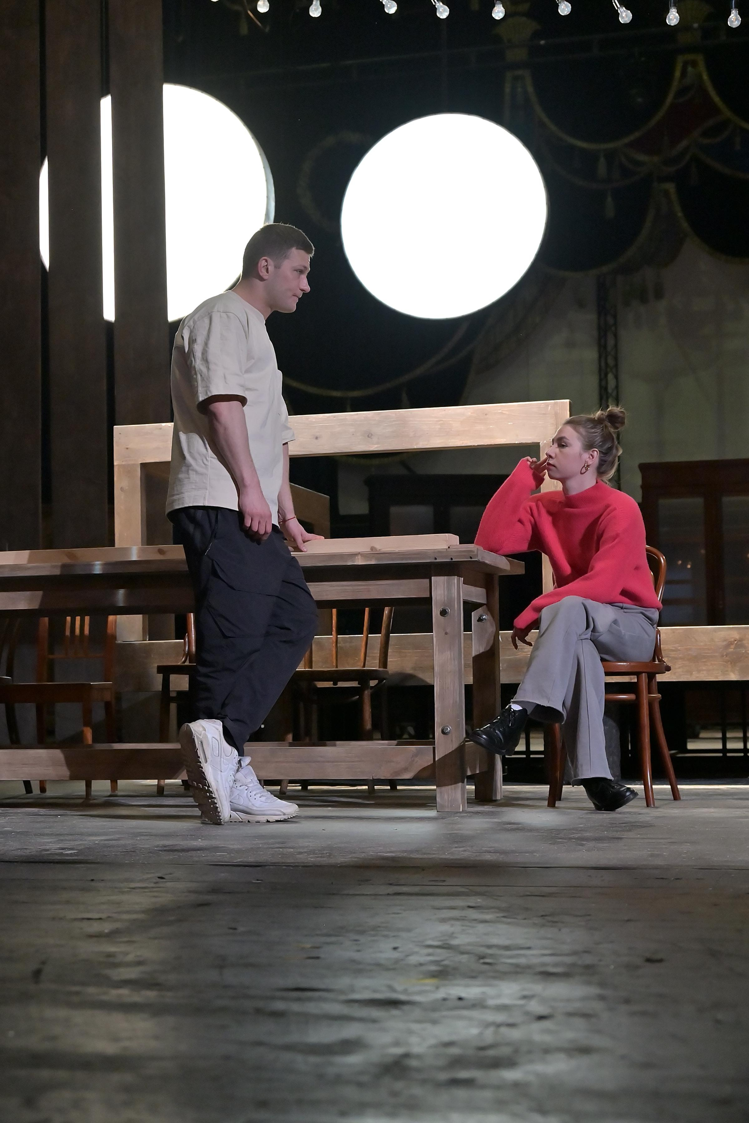 Пресс-конференция с художественным руководителем МХТ Константином Хабе. Событийный фотограф в Санкт — Петербурге Elena Ushakova