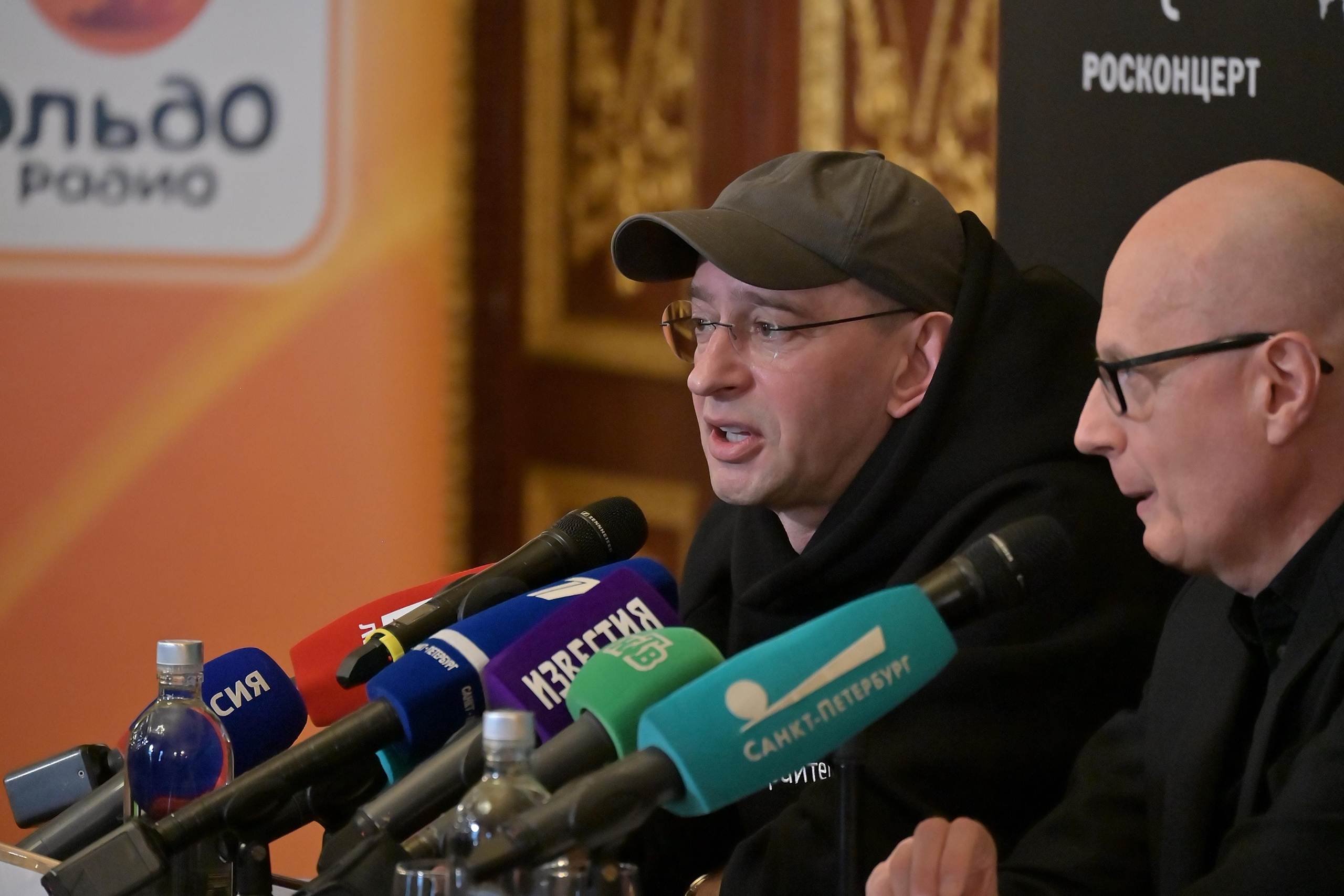 Пресс-конференция с художественным руководителем МХТ Константином Хабе. Событийный фотограф в Санкт — Петербурге Elena Ushakova