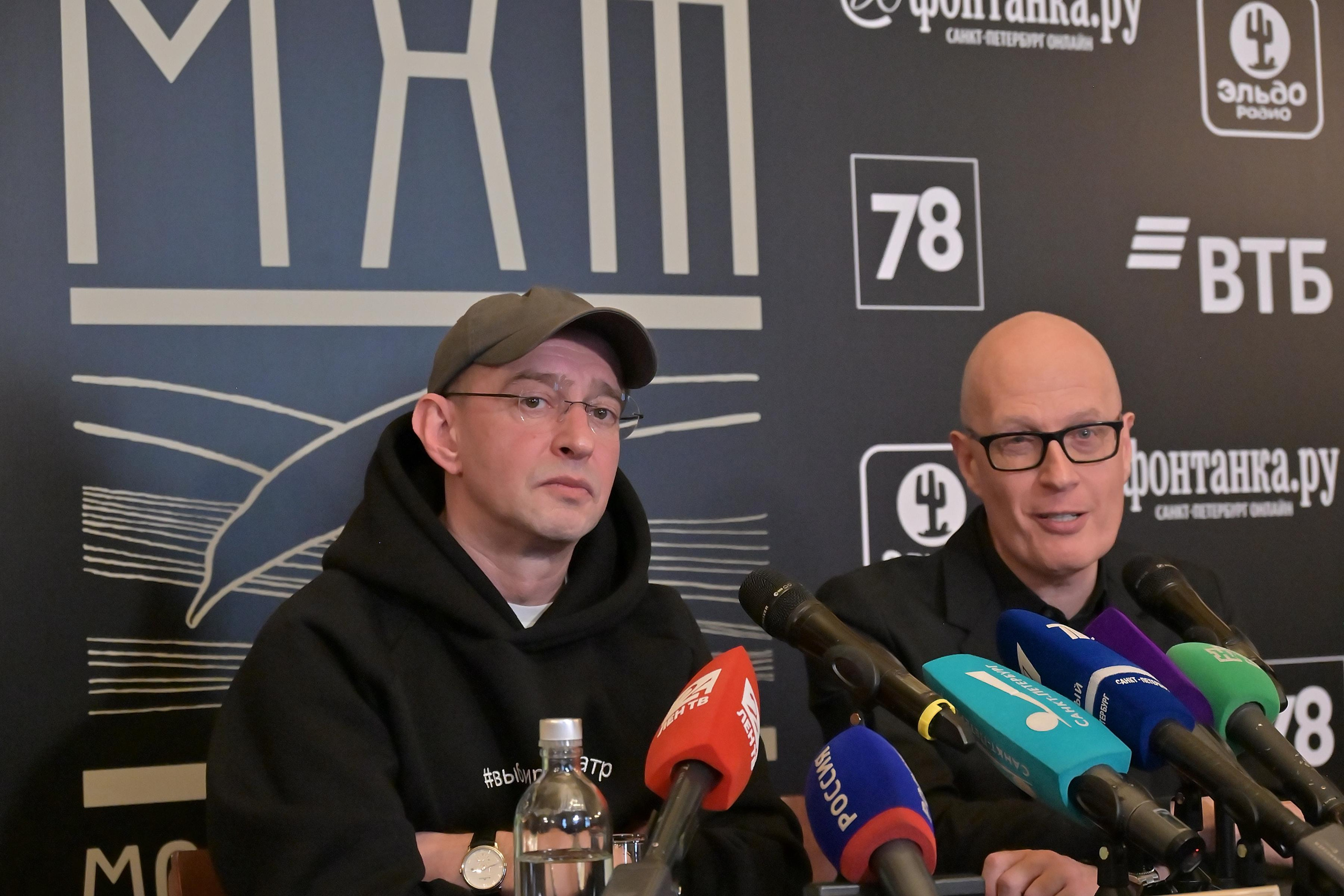 Пресс-конференция с художественным руководителем МХТ Константином Хабе. Событийный фотограф в Санкт — Петербурге Elena Ushakova