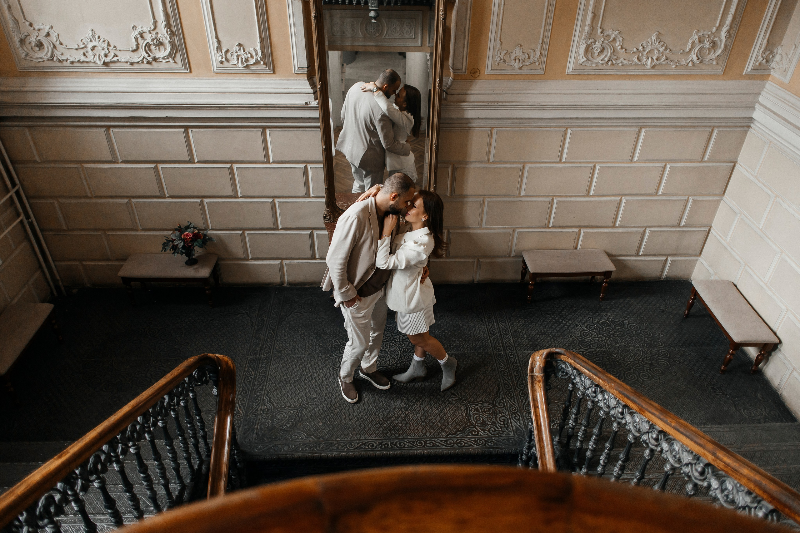 Анастасия и Мостафа (библиотека + прогулка). Фотограф в Москве Екатерина Потапова