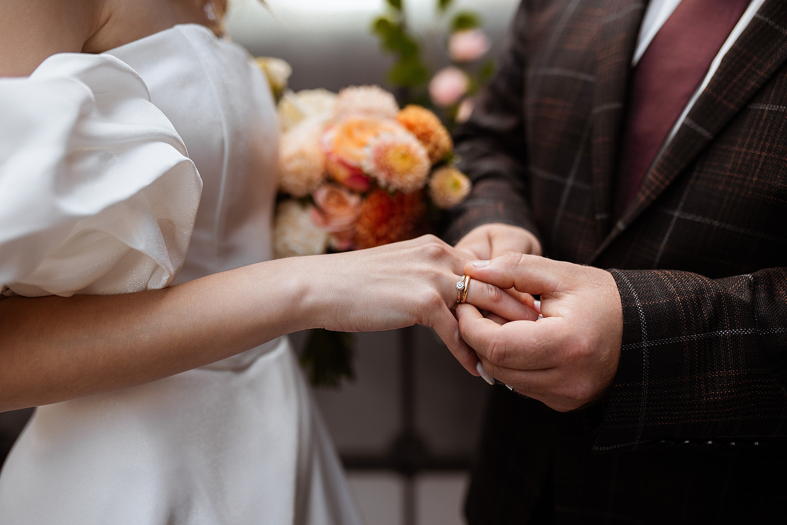 Душевная камерная свадьба с яркими акцентами. Свадебный фотограф Елена Рубцова