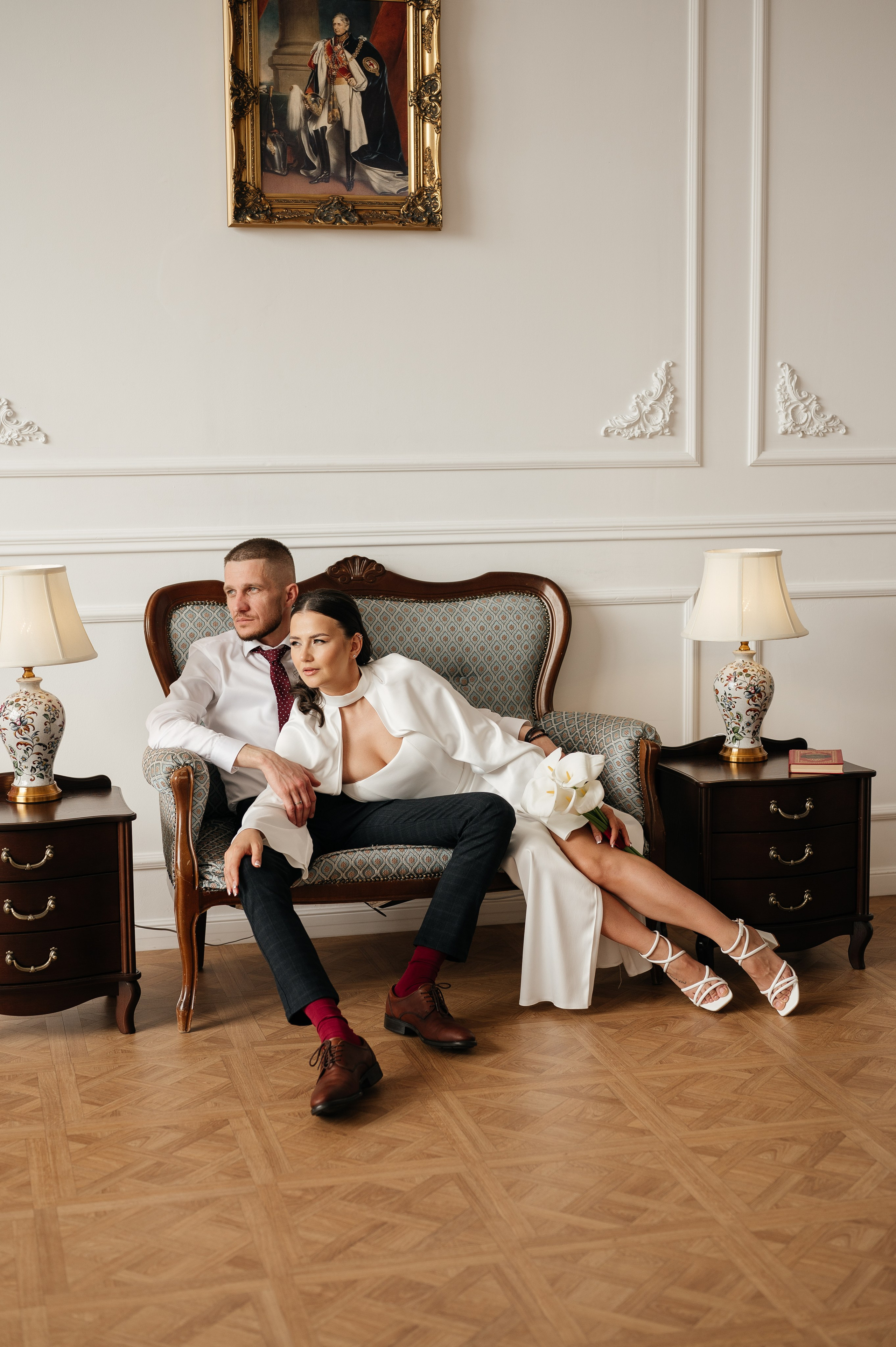 Свадебная фотосессия в студии. Свадебный и семейный фотограф в Краснодаре Алина Мельник