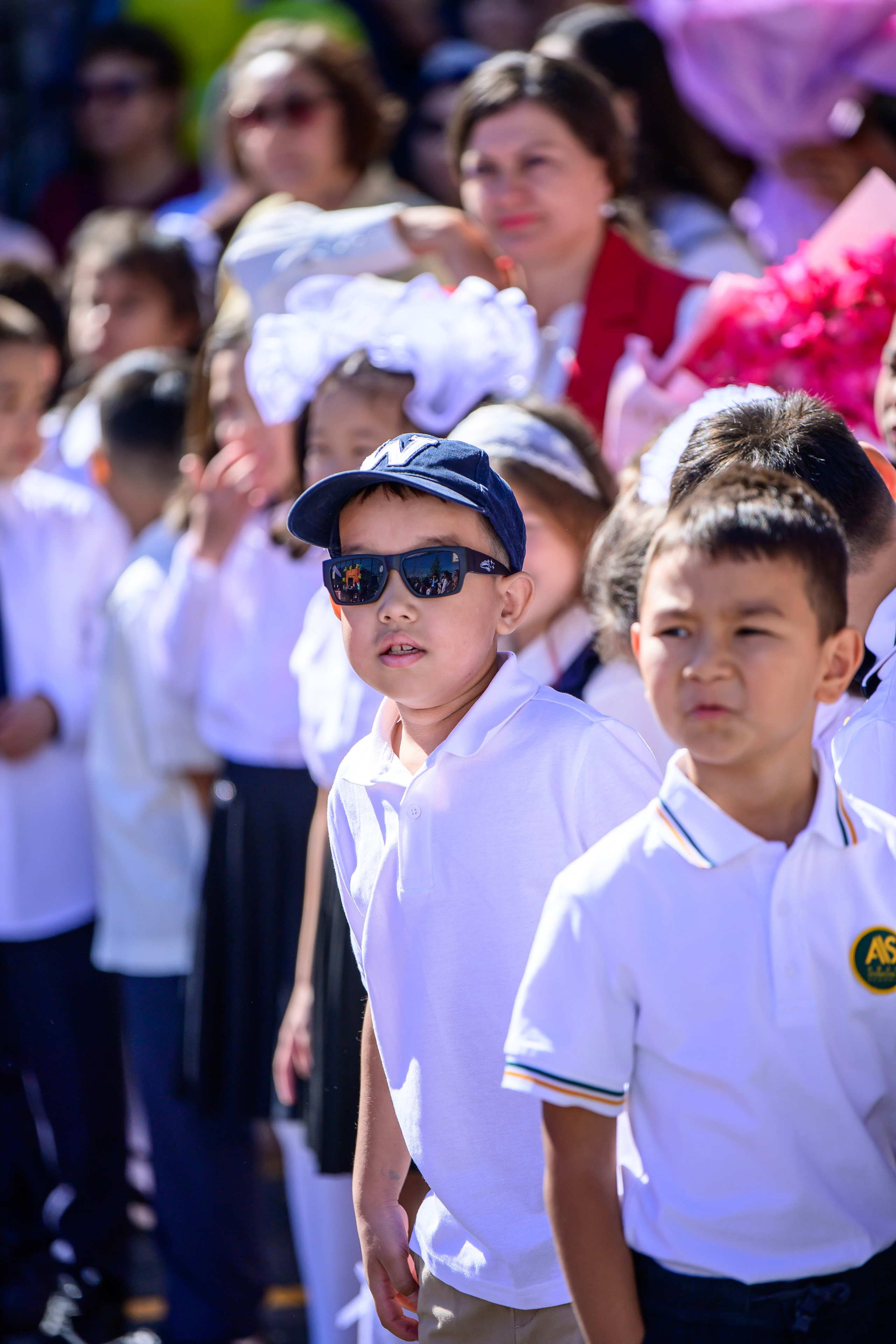 Фотосъемка мероприятия  1 Сентября в Abay International Shool. Фотограф в Алматы Егор Поленов